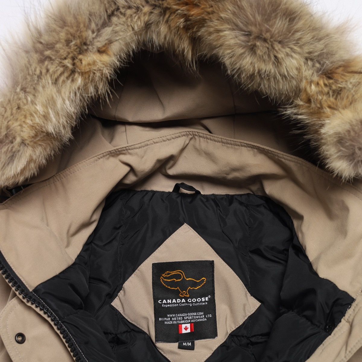 Canada Goose Canada Goose Trillium Down Parka Jacket Hooded Fur Coat Beig Size M / US 6-8 / IT 42-44 - 16 Thumbnail