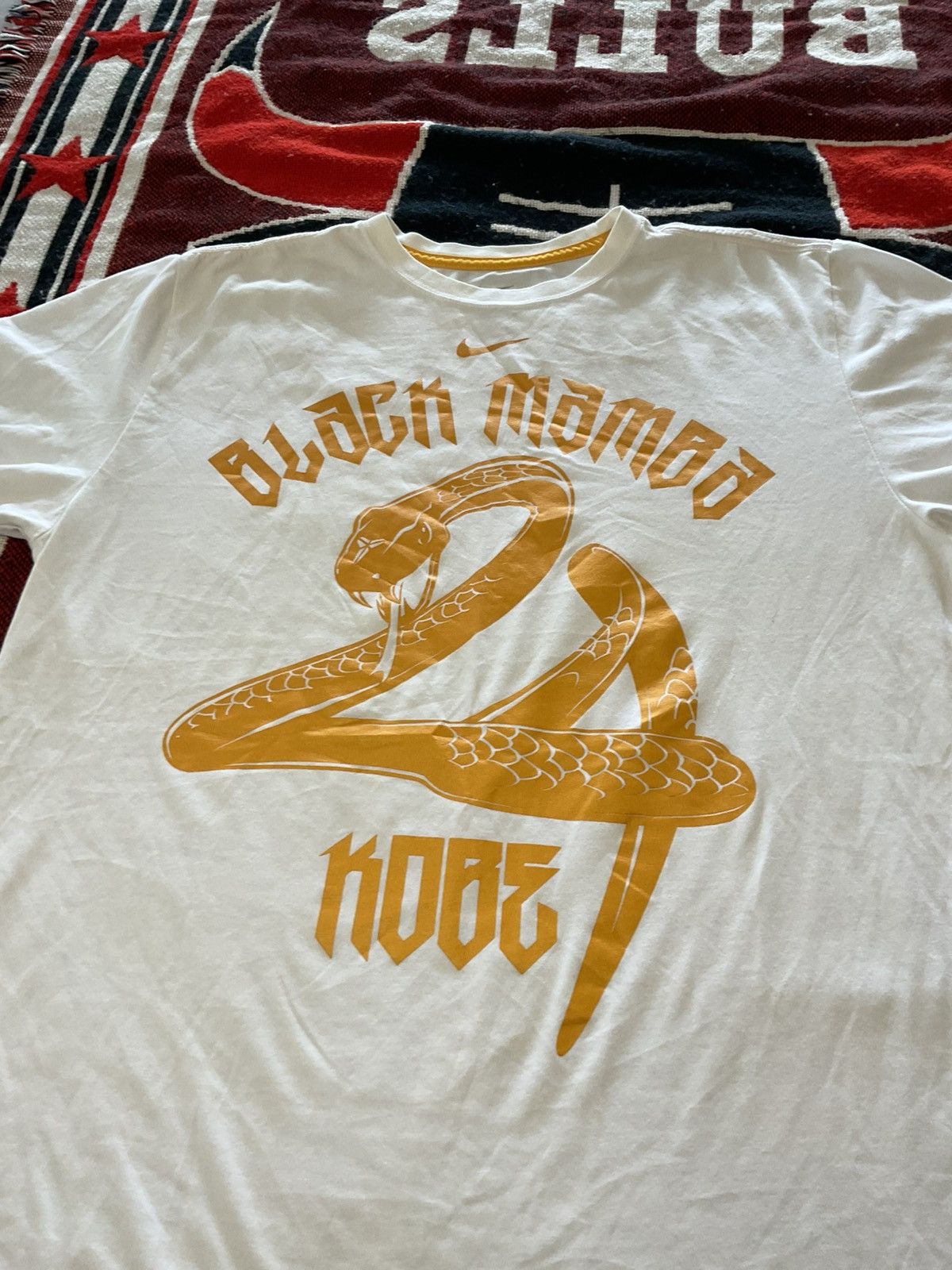 Nike Throwback Nike Kobe Bryant, black mamba dri-fit large shirt Size US L / EU 52-54 / 3 - 2 Thumbnail