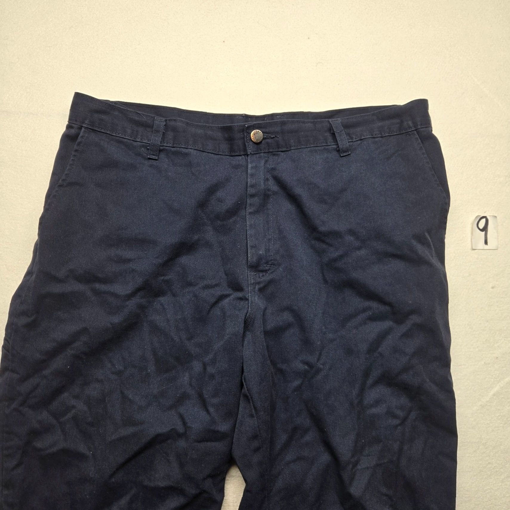 CLOSED VINTAGE Tommy Hilfiger Dress Pants Wool Regular Fit Adult Men Size 36 Blue Straight Zipper Button Size US 36 / EU 52 - 2 Thumbnail