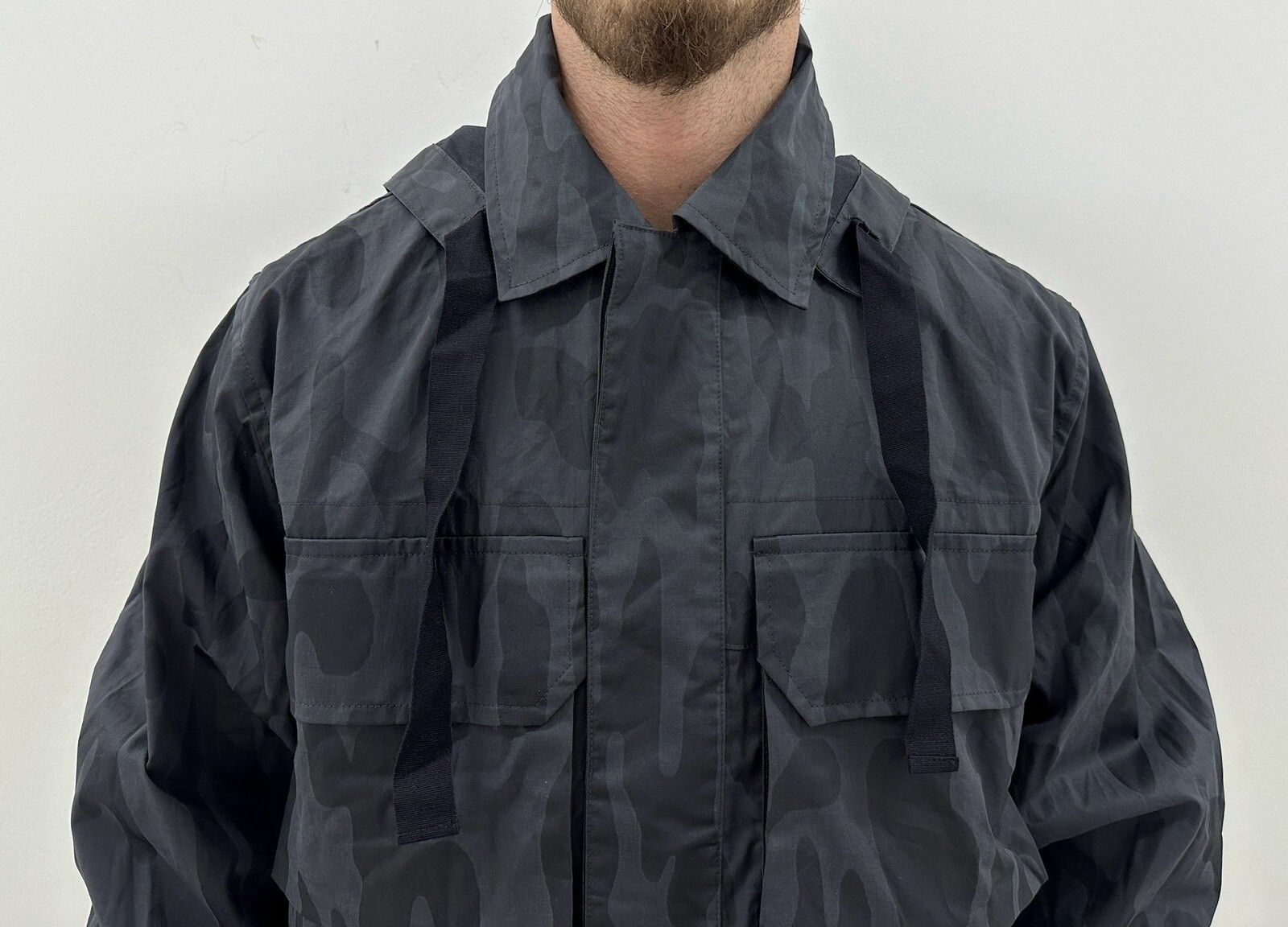 Our Legacy Our Legacy Cropped Artilery Parka Brushed Cammo Men Jacket Size US L / EU 52-54 / 3 - 2 Thumbnail