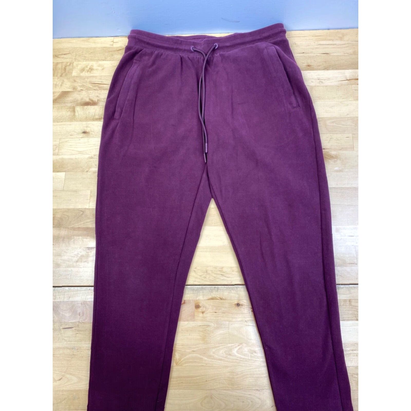 Vintage Alphalete Joggers Mens L Maroon Activewear Gym Training Drawstring Pants Size ONE SIZE - 2 Thumbnail