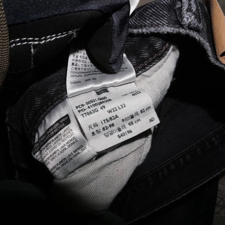 Levi's 32x32-Vintage Y2K Levi 501 faded black denim essential jeans Size US 32 / EU 48 - 3 Thumbnail