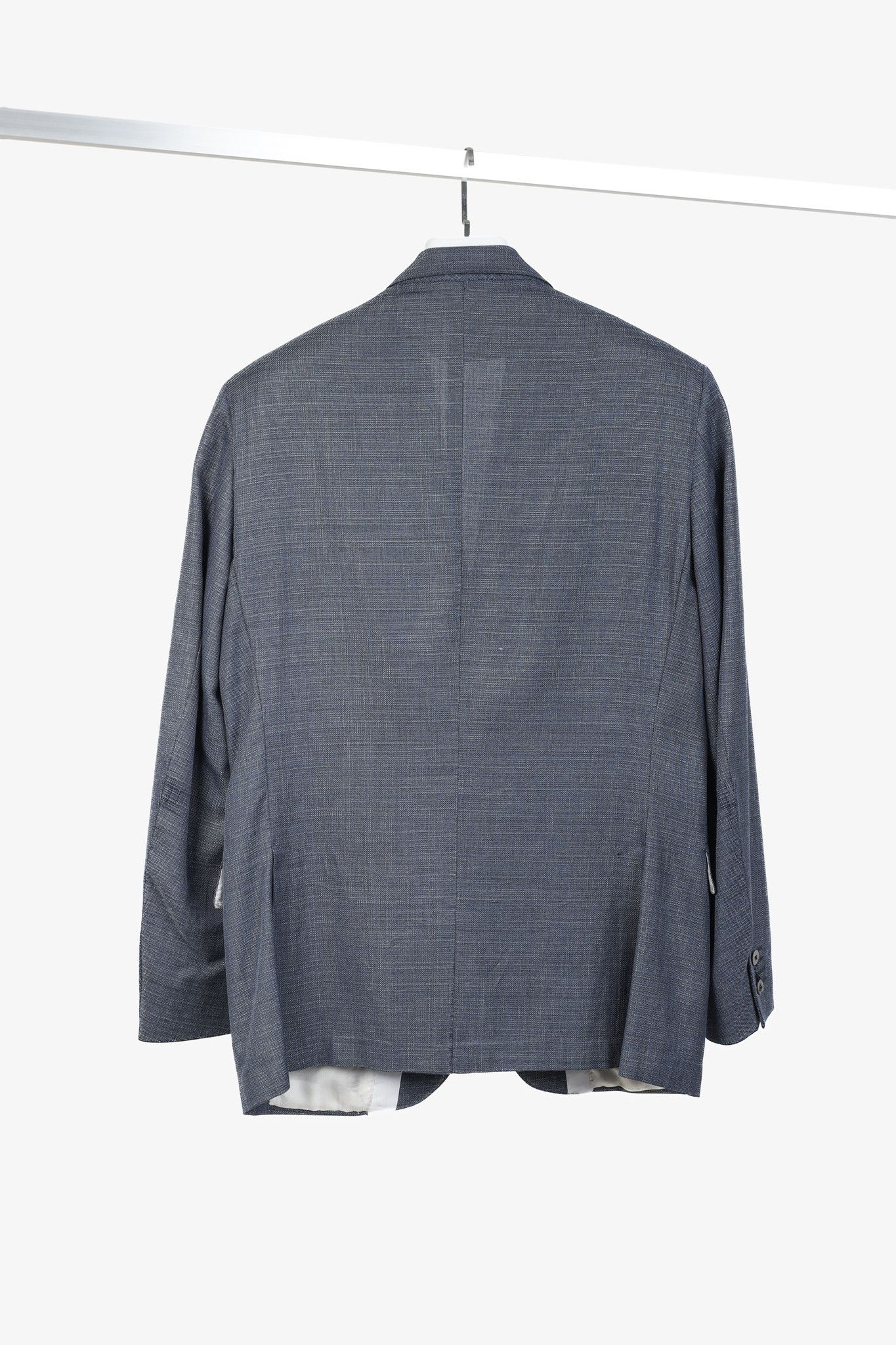 Corneliani Corneliani Blue Lightweight Wool & Silk Blazer Size 50R - 2 Thumbnail