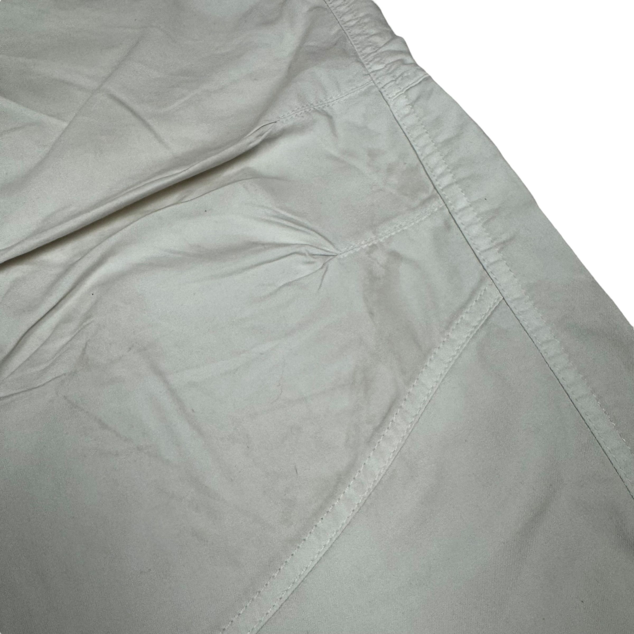 Nike × Vintage Nike Dri-Fit Women's White Swoosh Straight Leg Pants 10 Size 32" / US 10 / IT 46 - 4 Thumbnail