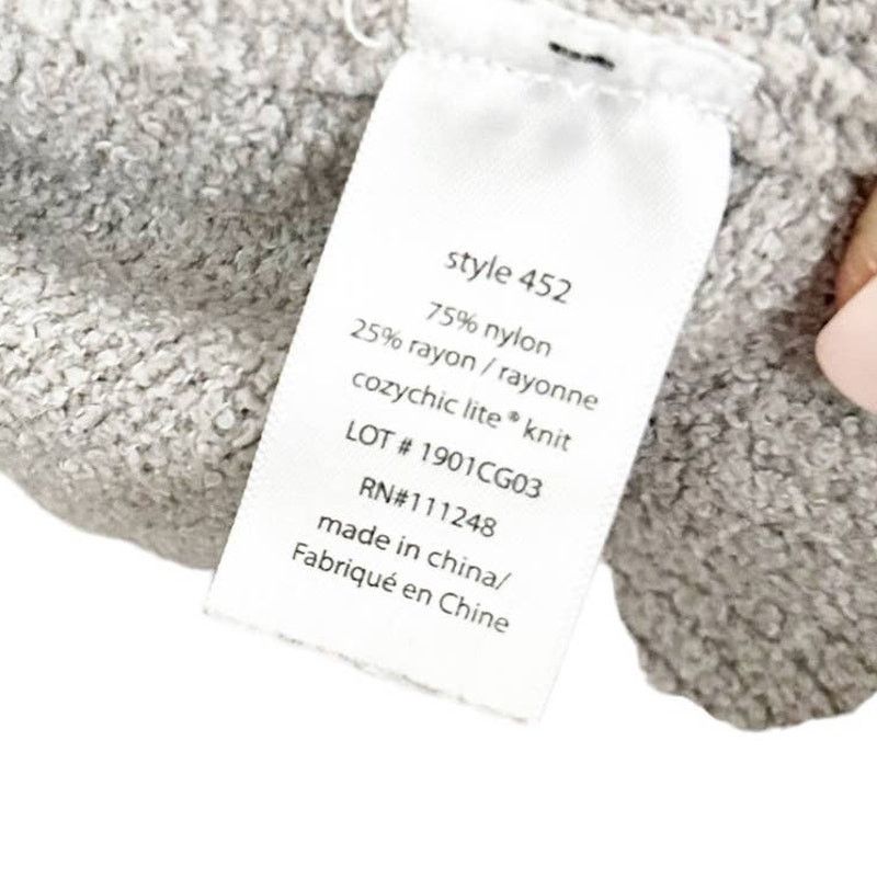 Other Barefoot Dreams Cozychic Lite Gray Circle Cardigan Sz M Size M / US 6-8 / IT 42-44 - 4 Thumbnail