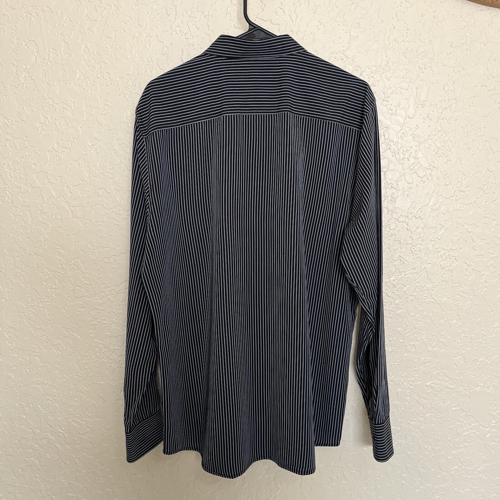 Calvin Klein Calvin Klein | Black Striped Long Sleeve Button Shirt Men Size US L / EU 52-54 / 3 - 3 Thumbnail