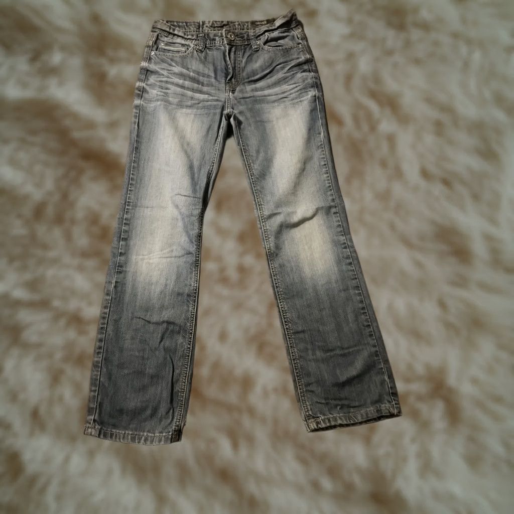 Buffalo David Bitton VINTAGE Buffalo David Bitton Jeans Slim Straight Jeans Women's 12 Blue Thick Stitch Size 34" / US 12 / IT 48 - 1 Thumbnail
