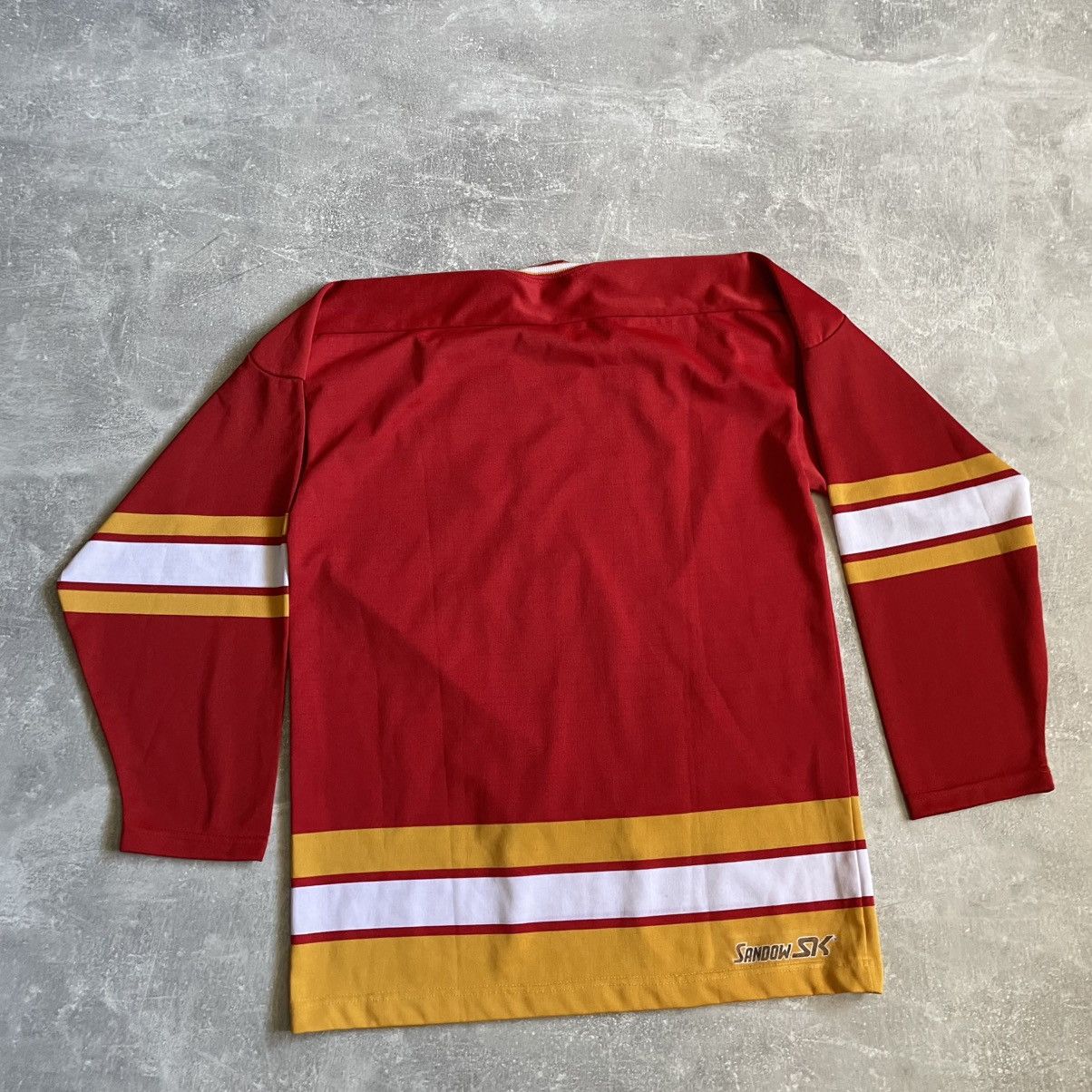 Ccm Usa Vintage Calgary Flames mikka Kiprusoff hockey jersey CCM Size US M / EU 48-50 / 2 - 6 Thumbnail