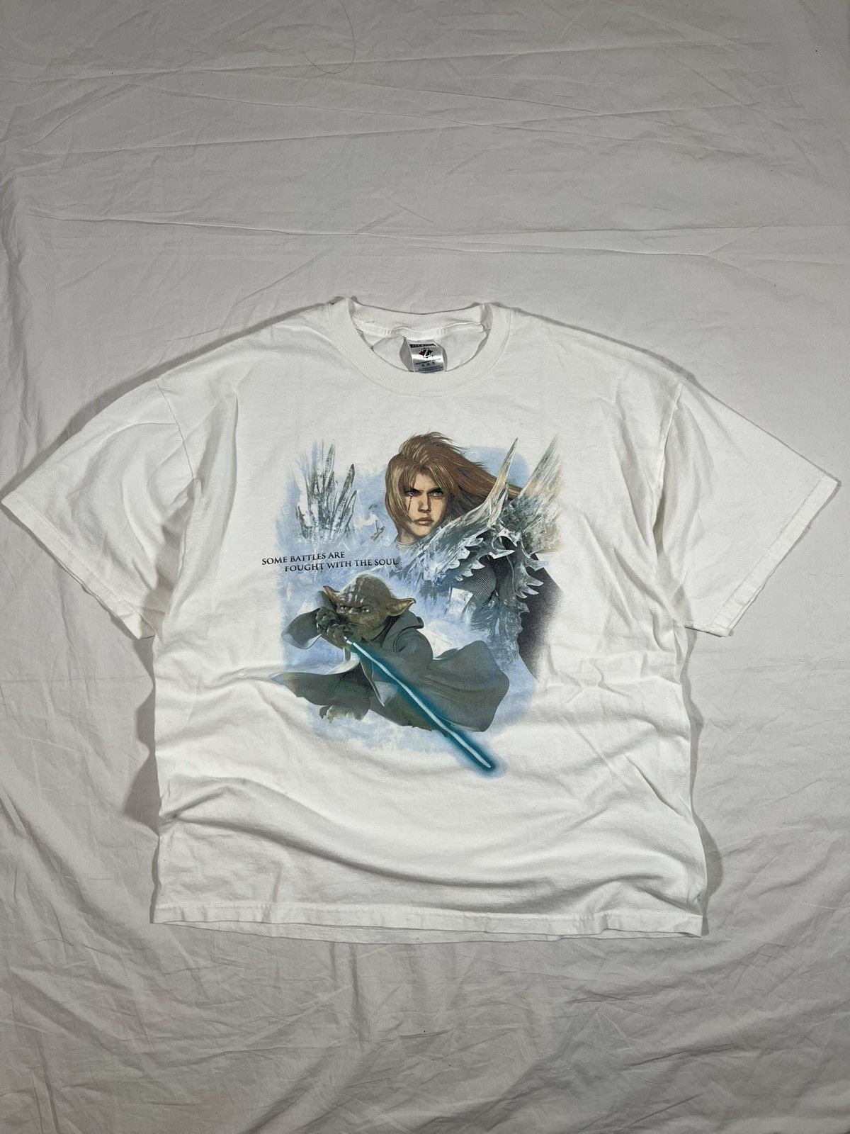 Vintage yoda Soul Calibur Iv Video Game Promo Tee