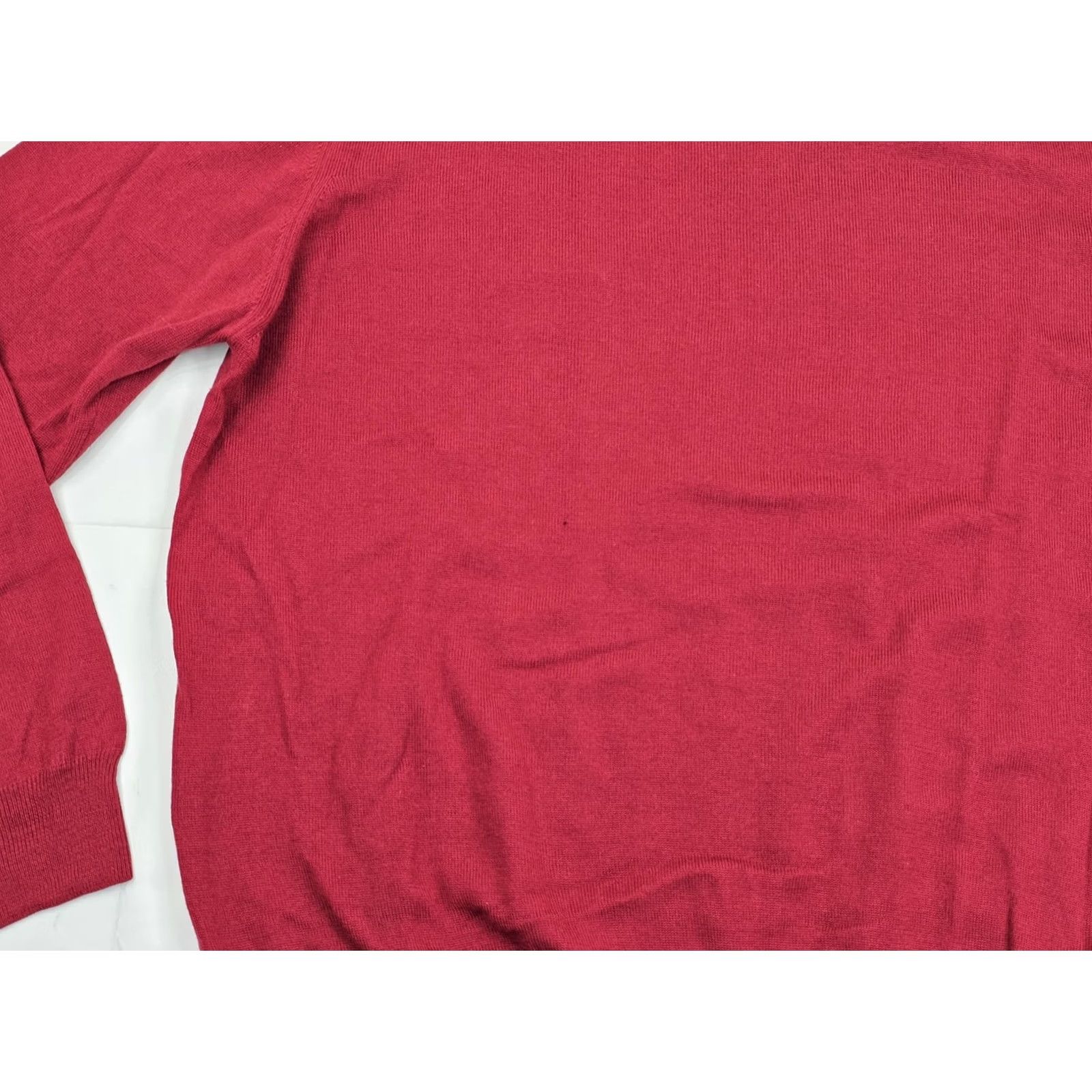 Vintage Toscano 100% Merino Wool V-Neck Pullover Sweater Men XL Burgundy Wine Italy Shirt Pullover Men XL Burgundy 100% Merino Wool Italy Size US XL / EU 56 / 4 - 2 Thumbnail