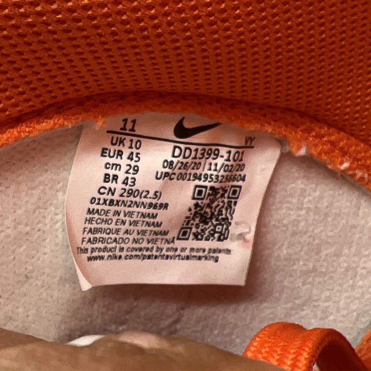 Nike Nike Dunk high Syracuse Size US 11 / EU 44 - 9 Thumbnail