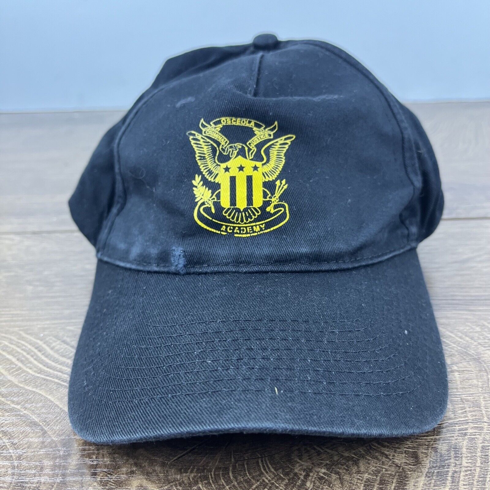 Other Osceola Criminal Justice Academy Hat Black Adjustable Hat Bl Size ONE SIZE - 1 Thumbnail
