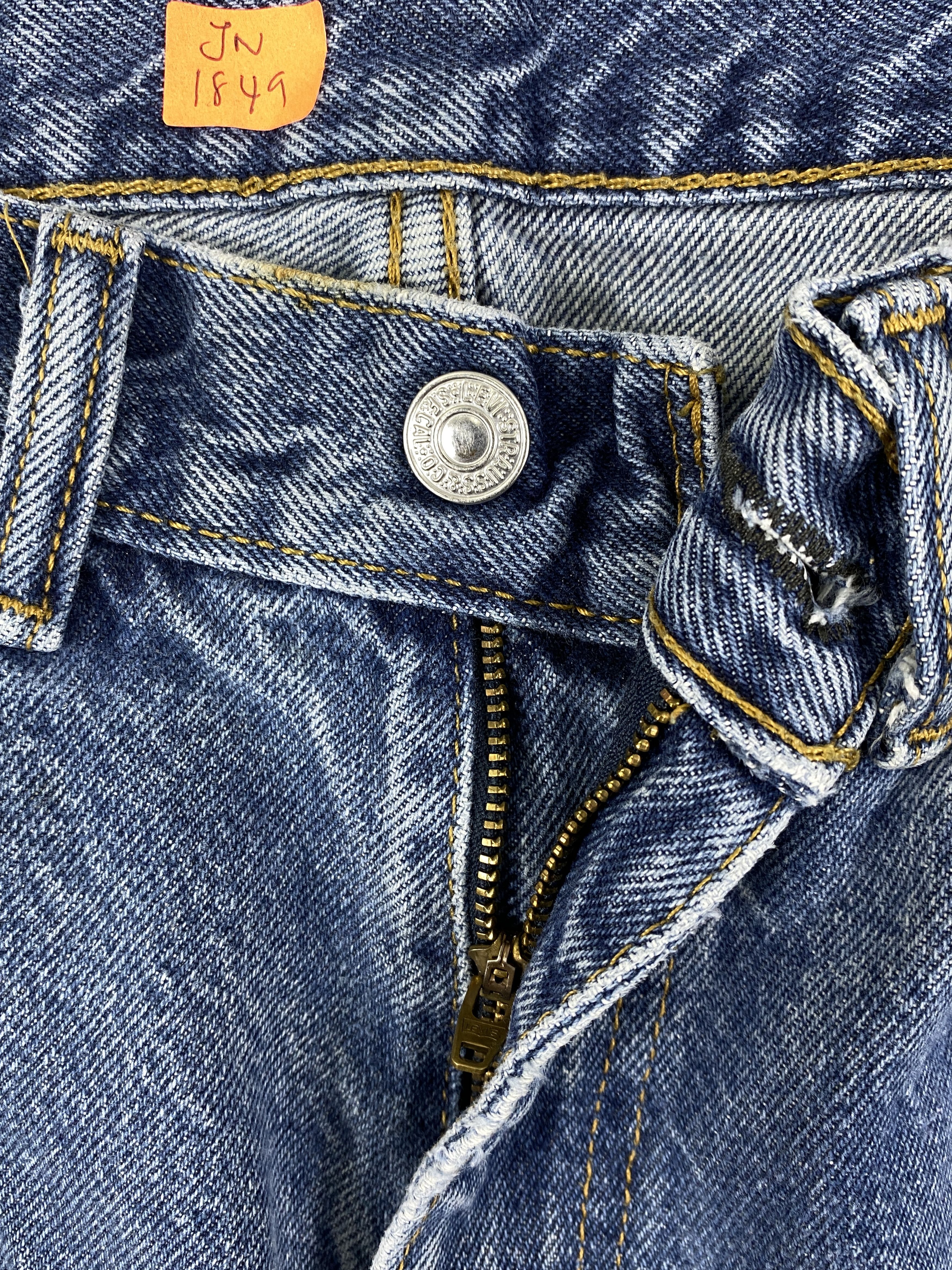 Levi's Painted Dirty Blue Vintage Levi's 505 32x30 Denim -JN1849 Size US 32 / EU 48 - 6 Thumbnail
