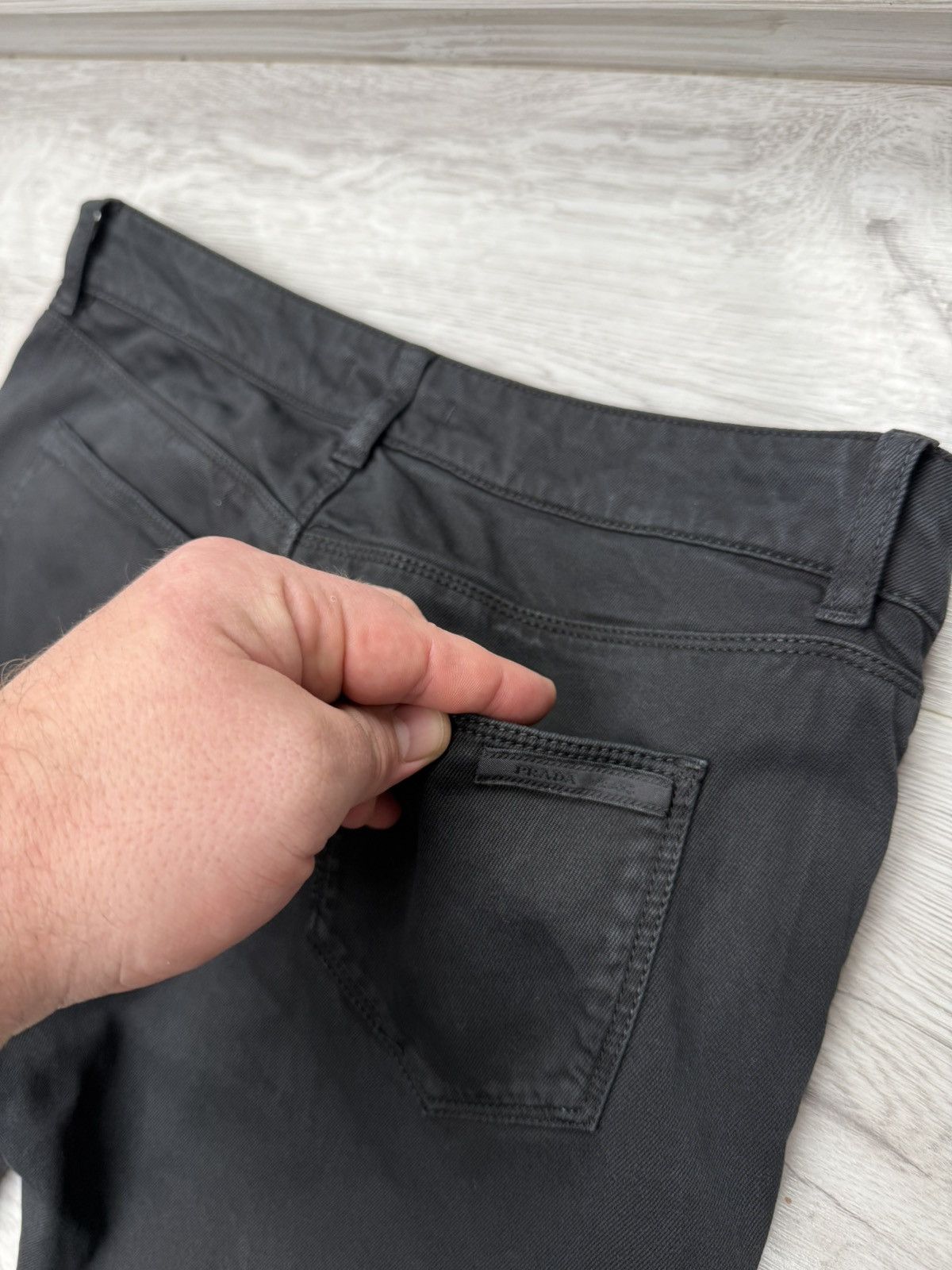 Prada Prada Milano Black Denim Pants Women’s Slim Jeans Size 27 Size 27" / US 4 / IT 40 - 8 Thumbnail
