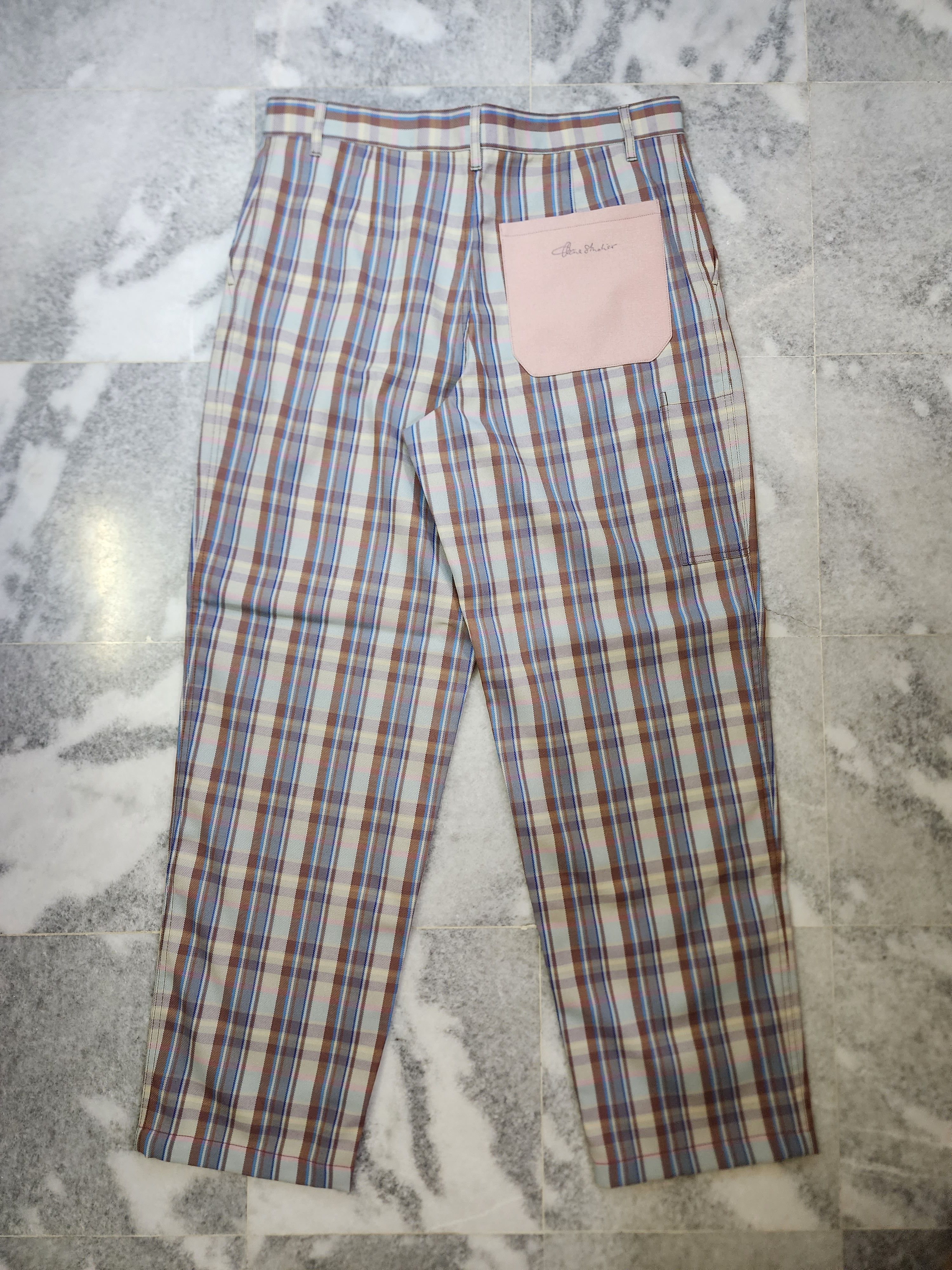Acne Studios Wool-blend Checked Trousers Size US 34 / EU 50 - 2 Thumbnail