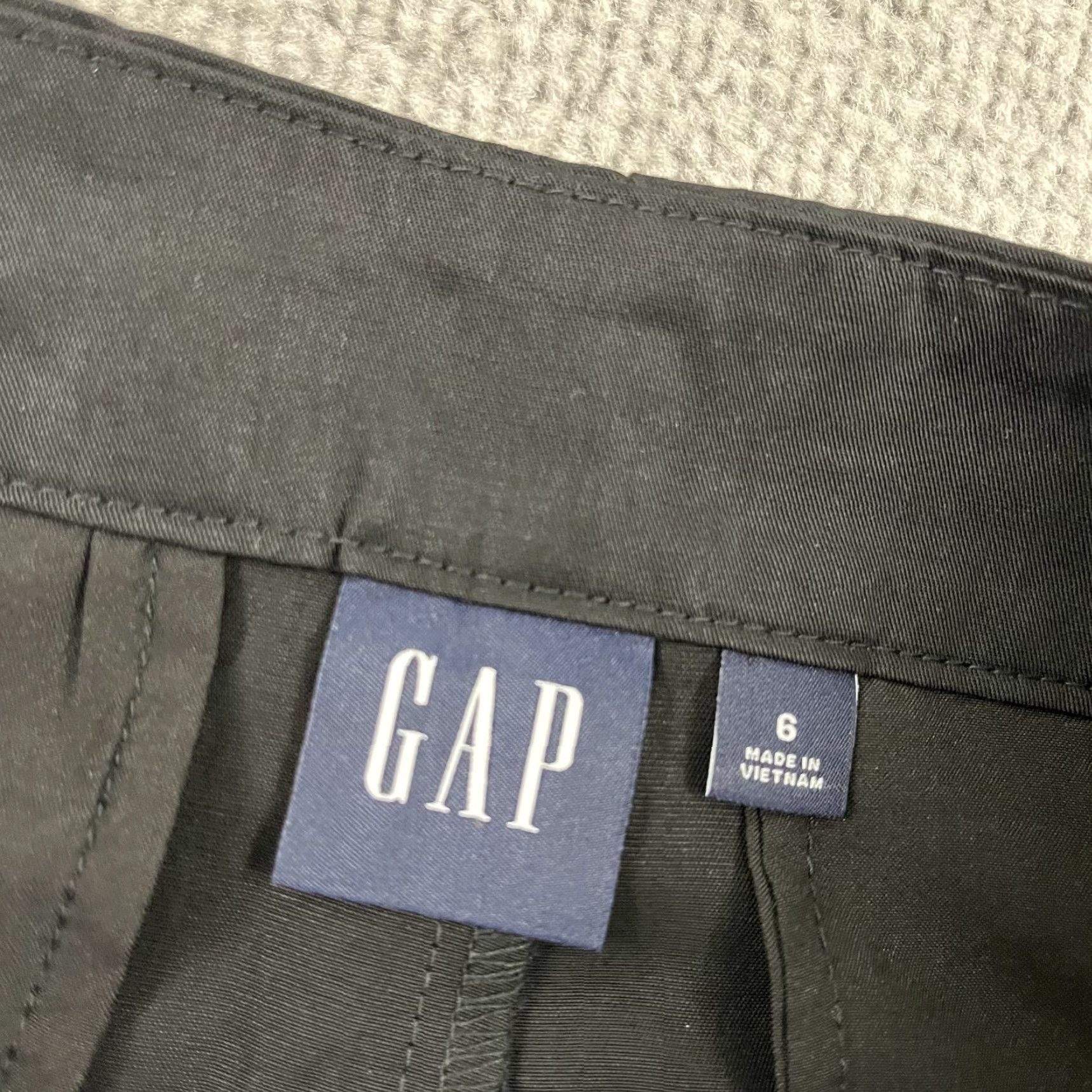 Gap Gap High Rise Wide Leg Pants Women Size 6 Black Casual Trouser 29x29 Size 28" / US 6 / IT 42 - 3 Thumbnail