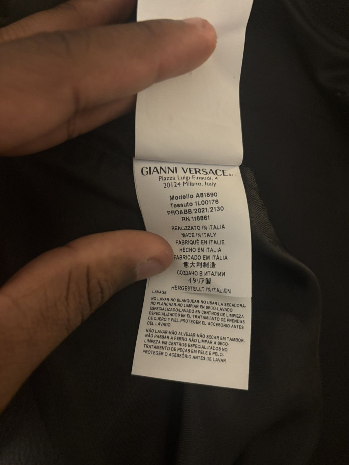 Versace ss22 versace leather jacket Size US M / EU 48-50 / 2 - 12 Thumbnail