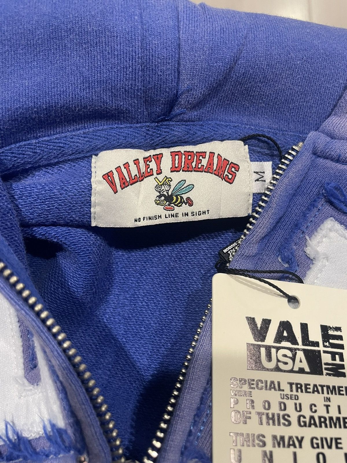 Vale Vale Forever Classico Zip Up Hoodie Sapphire Size US M / EU 48-50 / 2 - 4 Thumbnail