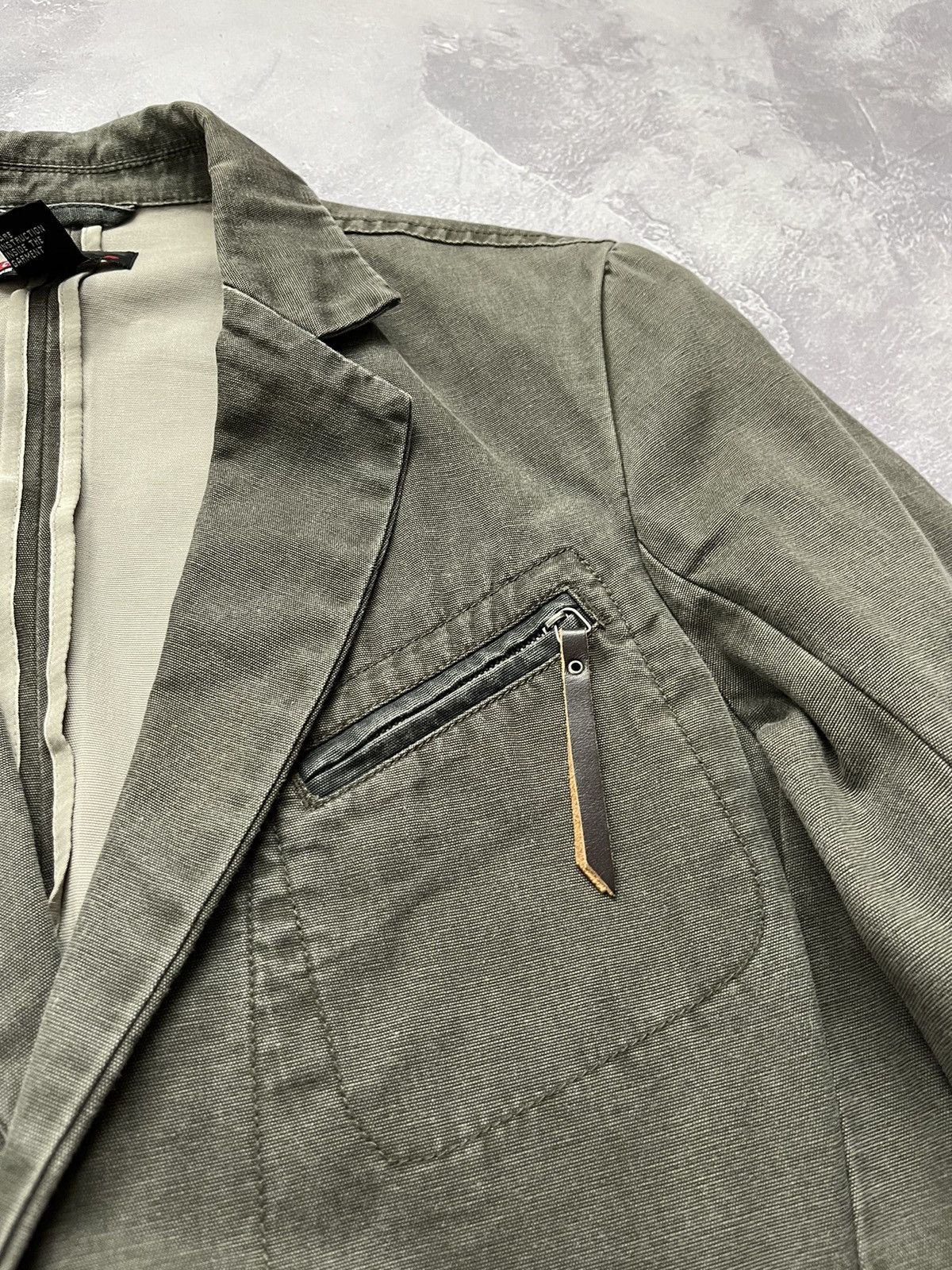 Diesel Vintage Diesel Sky Hub Button Blazer Jacket Size L Rare Size US L / EU 52-54 / 3 - 5 Thumbnail