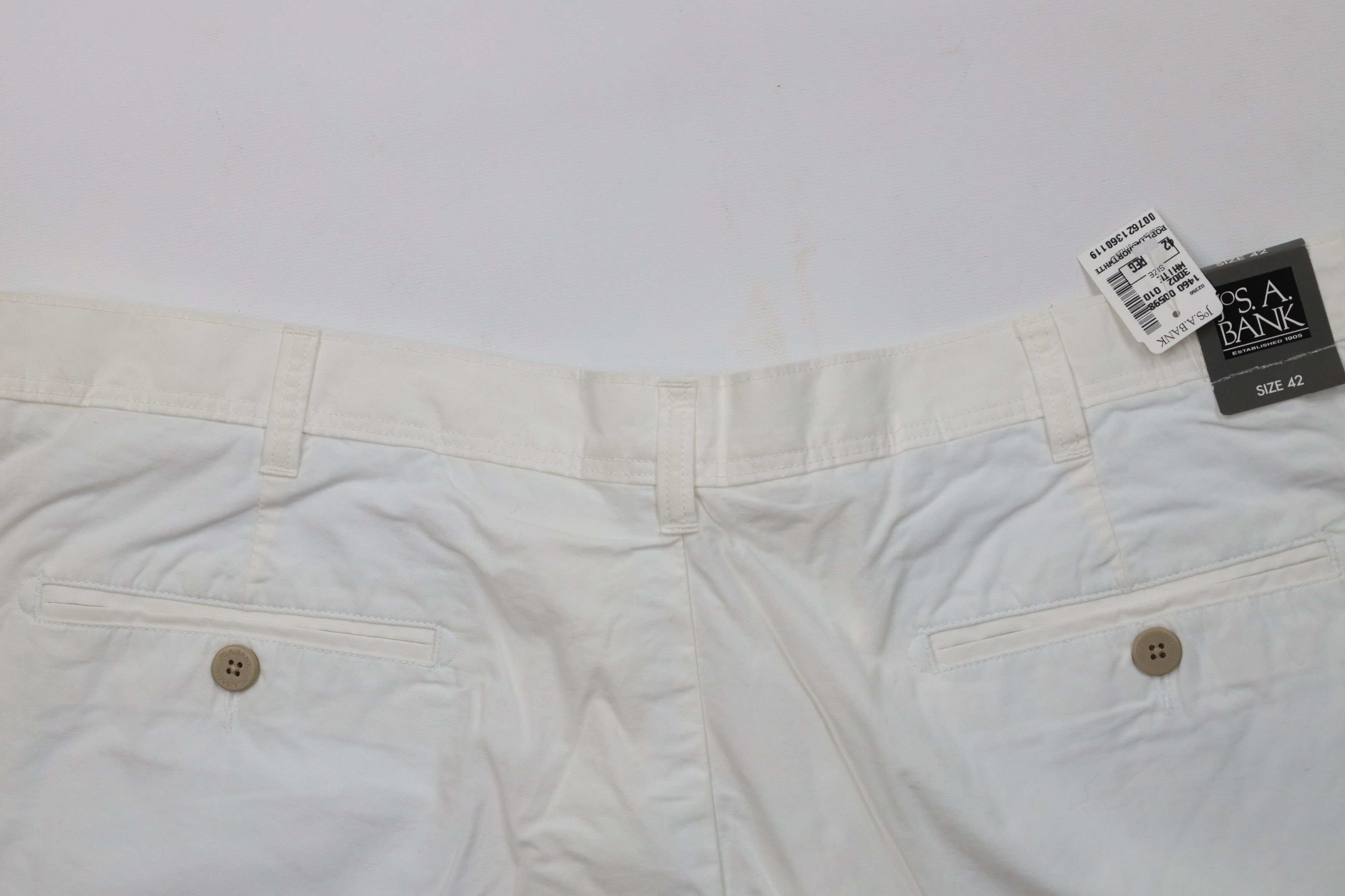 Jos. A. Bank Deadstock Vintage Jos A Bank Chino Shorts White Cotton Size US 42 / EU 58 - 10 Thumbnail