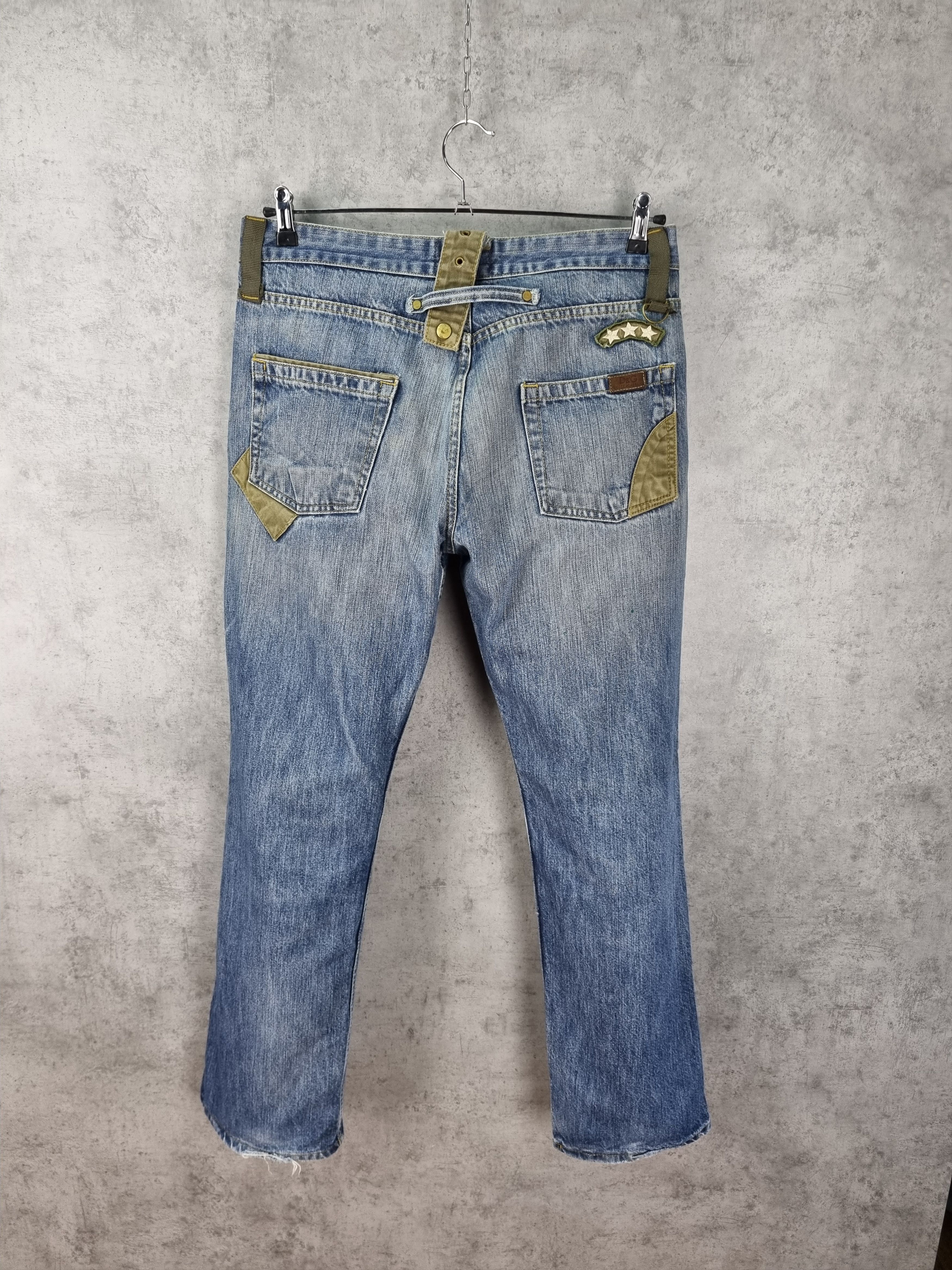 Vintage 90s Dolce & Gabbana Dirty Aesthetic Denim Jeans Size US 32 / EU 48 - 4 Thumbnail