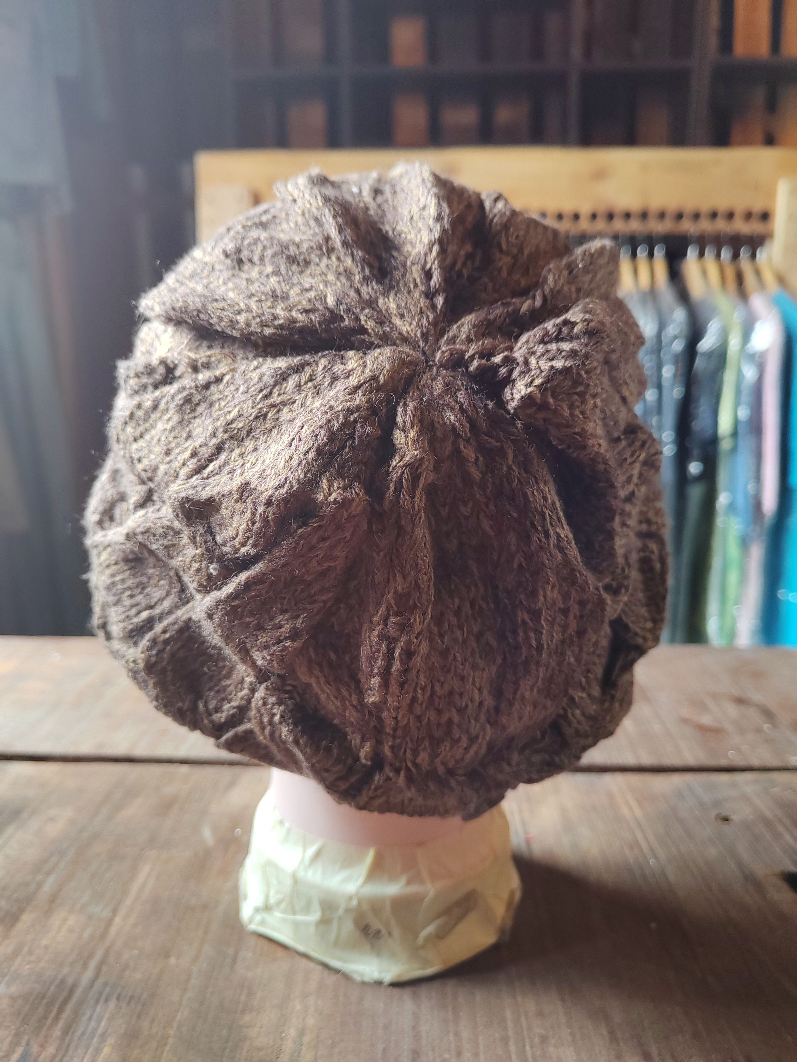Japanese Brand Vintage Japanese Style Punk Crochet Big Beanie Snowcap Size ONE SIZE - 4 Thumbnail