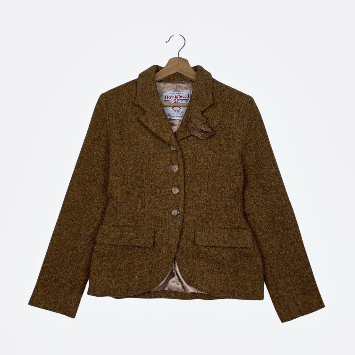 Harris Tweed Vintage Harris Tweed Wool Women Jacket Size XS / US 0-2 / IT 36-38 - 1 Thumbnail