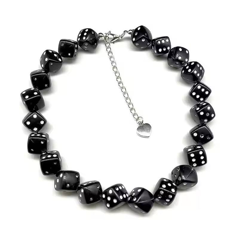 Jewelry Creative Dice Pandent Necklaces Size ONE SIZE - 2 Thumbnail