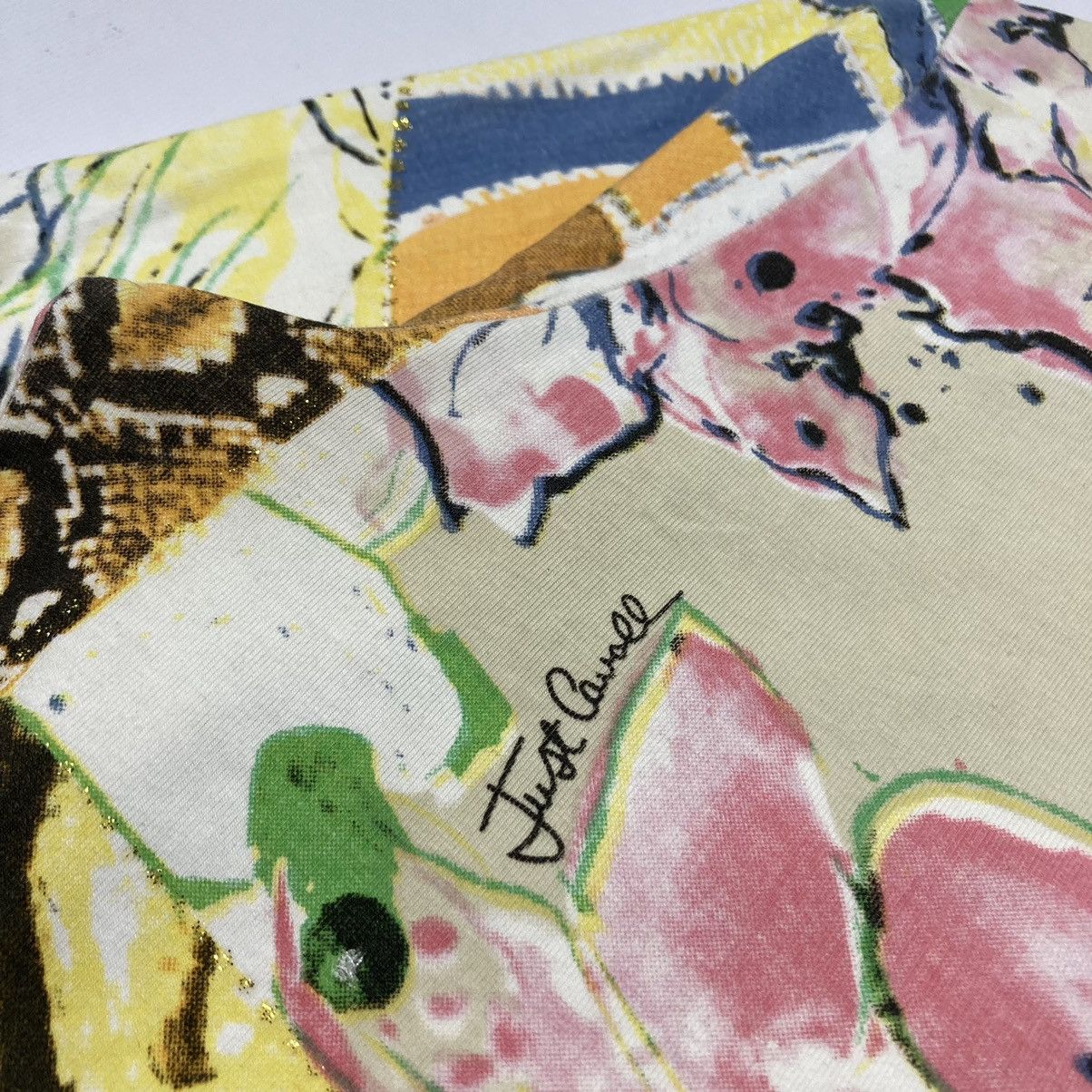 Roberto Cavalli Just Cavalli Abstract All Over Print Long Sleeve Shirt Size M / US 6-8 / IT 42-44 - 7 Thumbnail