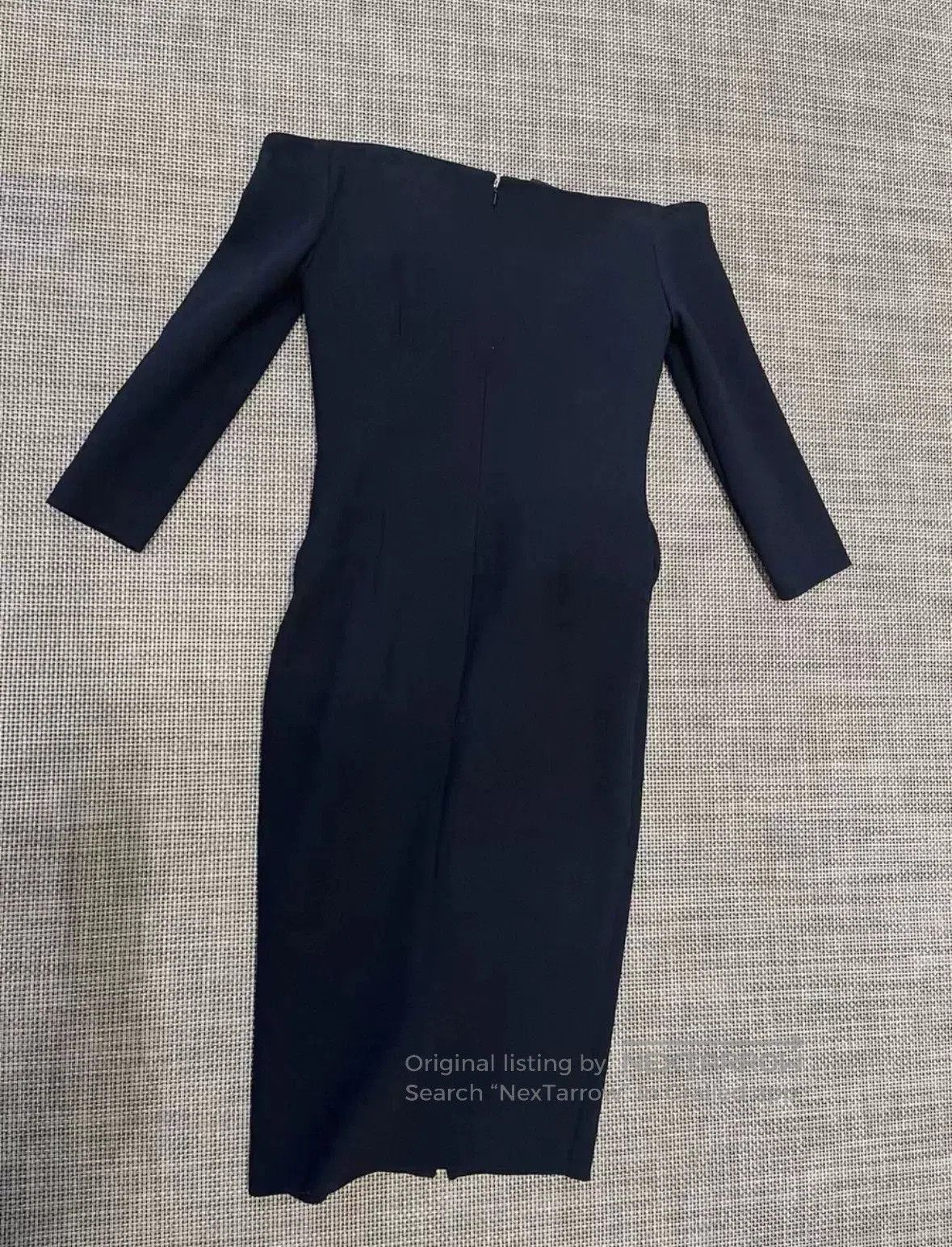 Oscar De La Renta Oscar de la Renta Black One-Shoulder Dress. Size XS / US 0-2 / IT 36-38 - 3 Thumbnail
