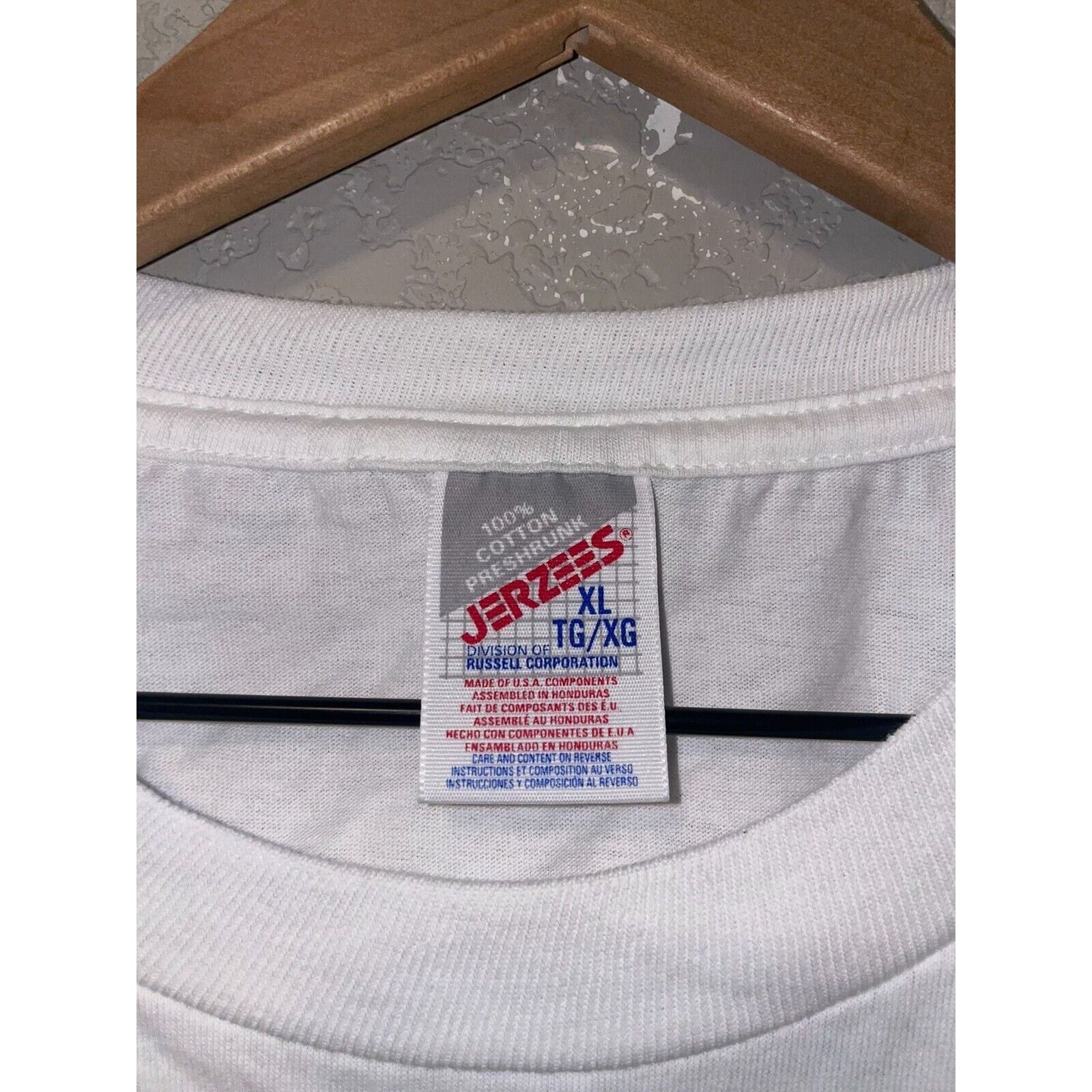 Jerzees Vintage New Mexico Shirt Acoma Pueblo Tribal Print White Tee Size US XL / EU 56 / 4 - 8 Thumbnail