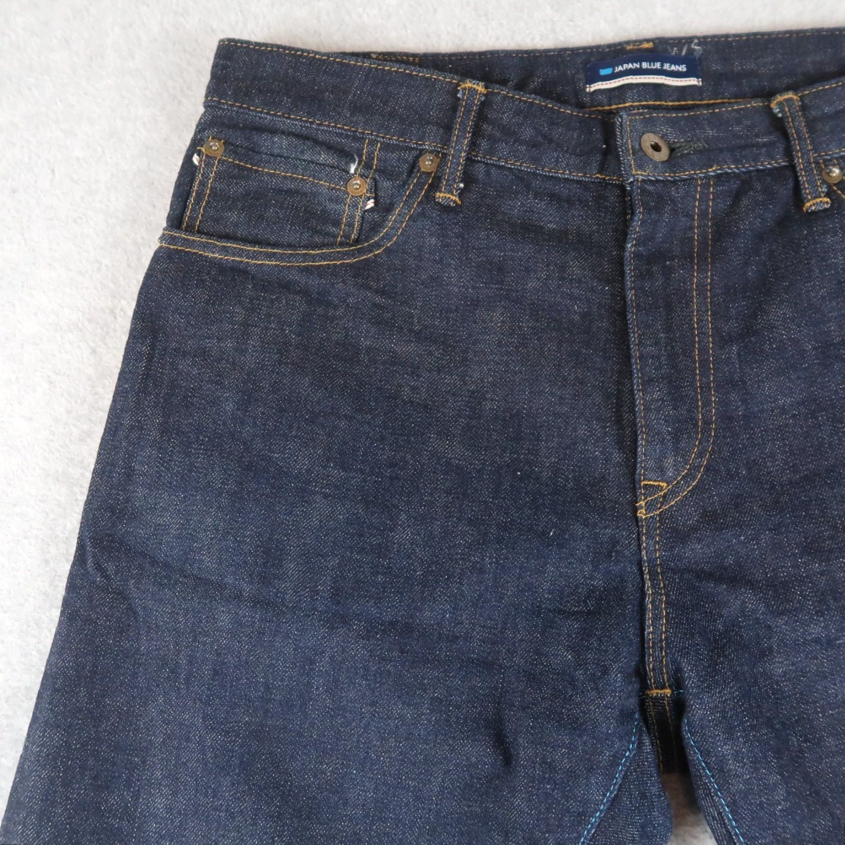 Japan Blue Japan Blue Jeans Mens 32x31.5 Straight Cotton Raw Denim Made in Japan Size US 32 / EU 48 - 4 Thumbnail