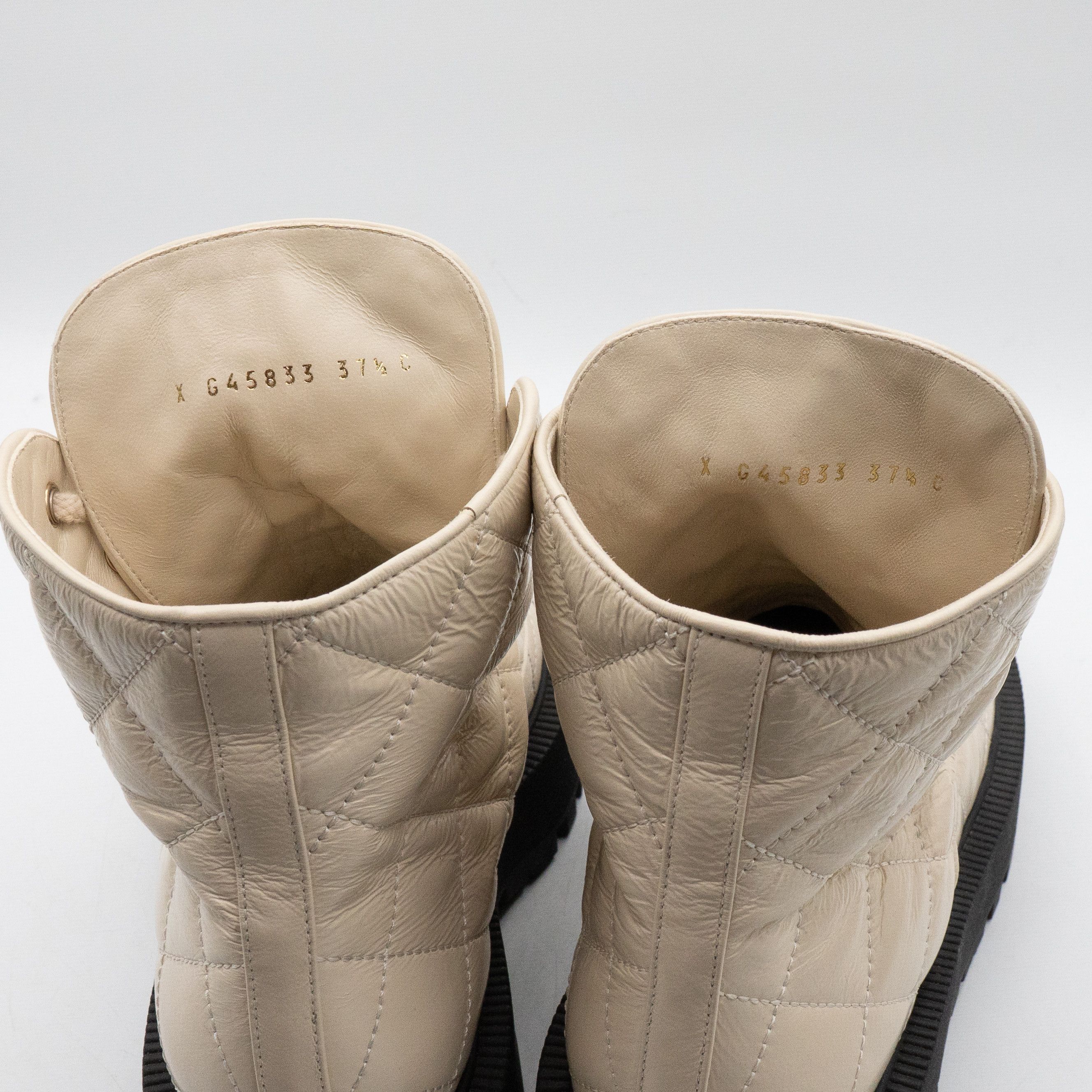 Chanel 2024 Chanel Quilted Combat Boots - Women's 37.5 Size US 7.5 / IT 37.5 - 8 Thumbnail
