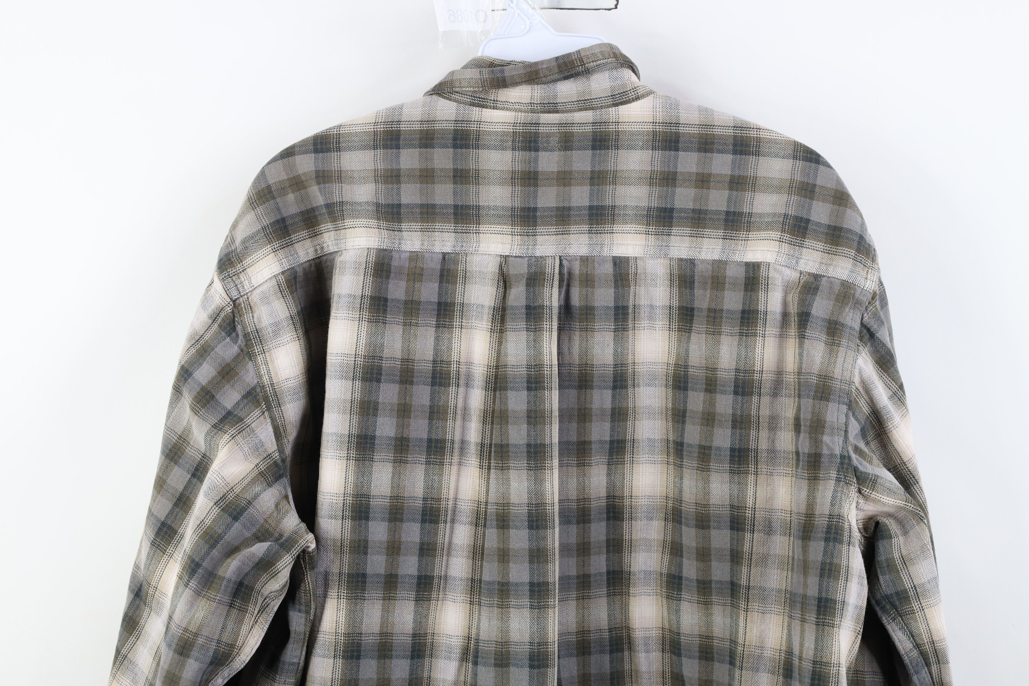 L.L. Bean Vintage 90s LL Bean Heavyweight Collared Button Down Shirt Size US XL / EU 56 / 4 - 9 Thumbnail