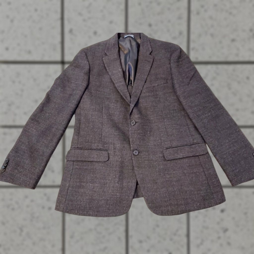 Tommy Hilfiger VINTAGE Tommy Hilfiger Blazer Mens Wool 40R Gray Jacket 2 Piece Size 40R - 1 Thumbnail