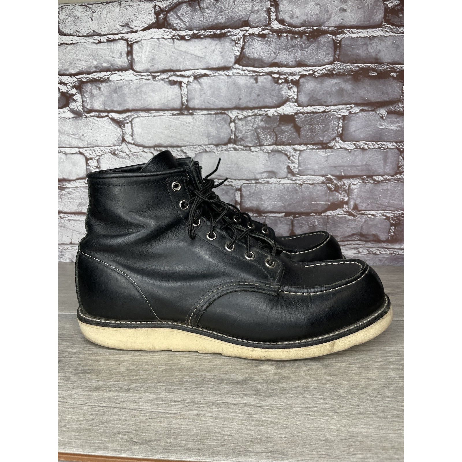 Red Wing Red Wing Boots 9075 Harley Ninja Genuine Black Leather Lace Size US 11 / EU 44 - 21 Thumbnail