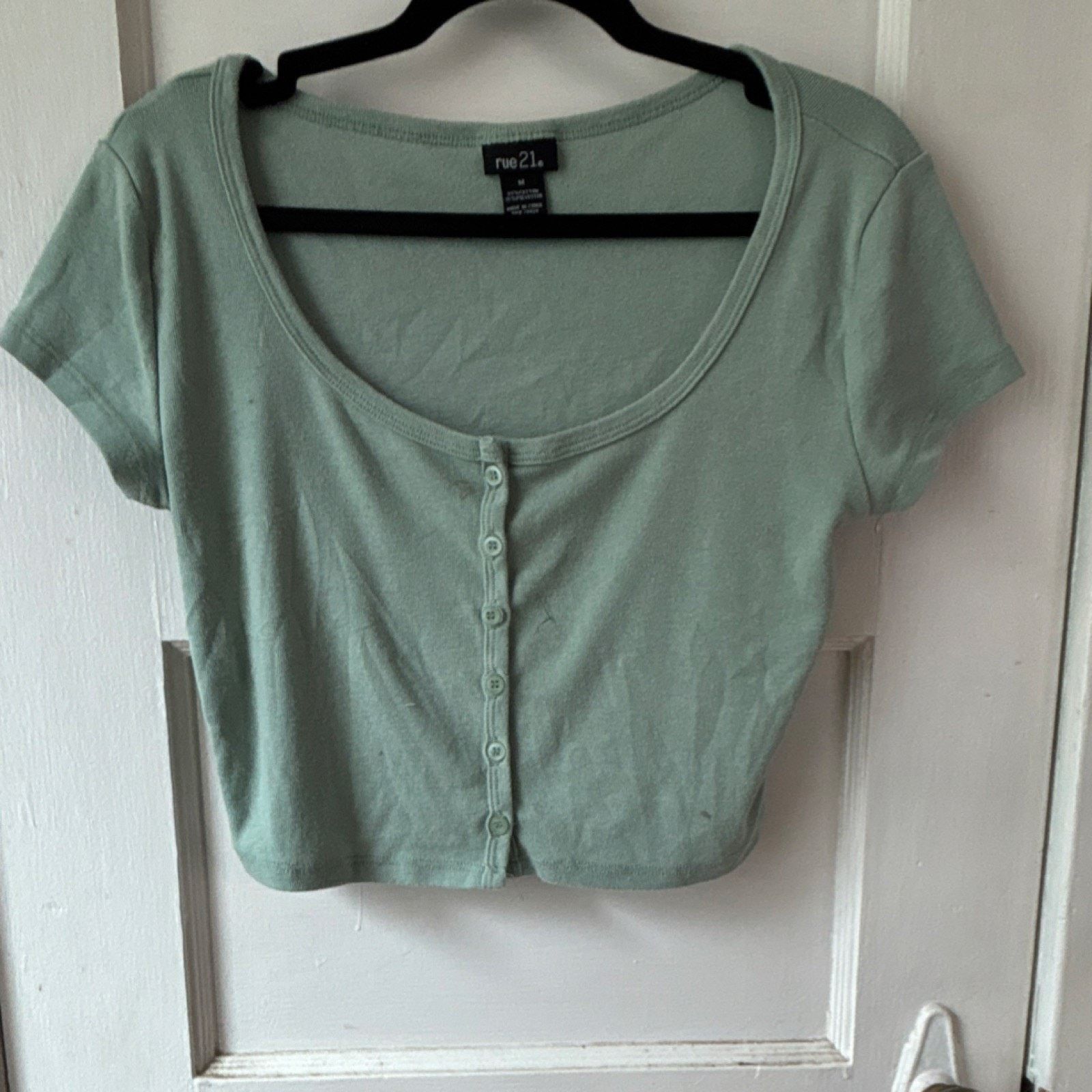 rue21 rue21 Knit Pullover Scoop Neck Short Sleeve Women's M Size M / US 6-8 / IT 42-44 - 1 Thumbnail