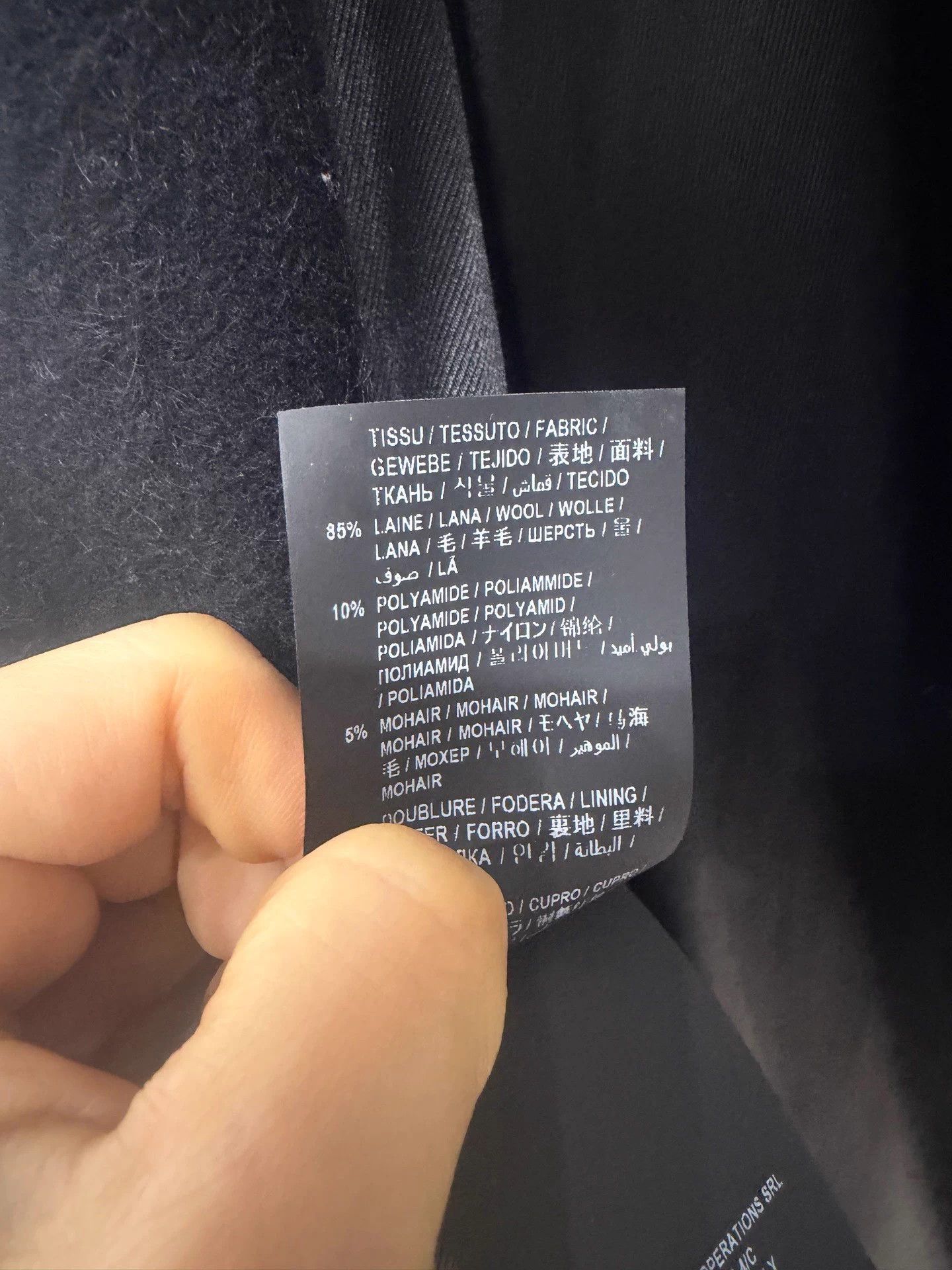 Saint Laurent Paris SLP Mohair Wool Three Button Straight Collar Overcoat 99 New Size M / US 6-8 / IT 42-44 - 6 Thumbnail
