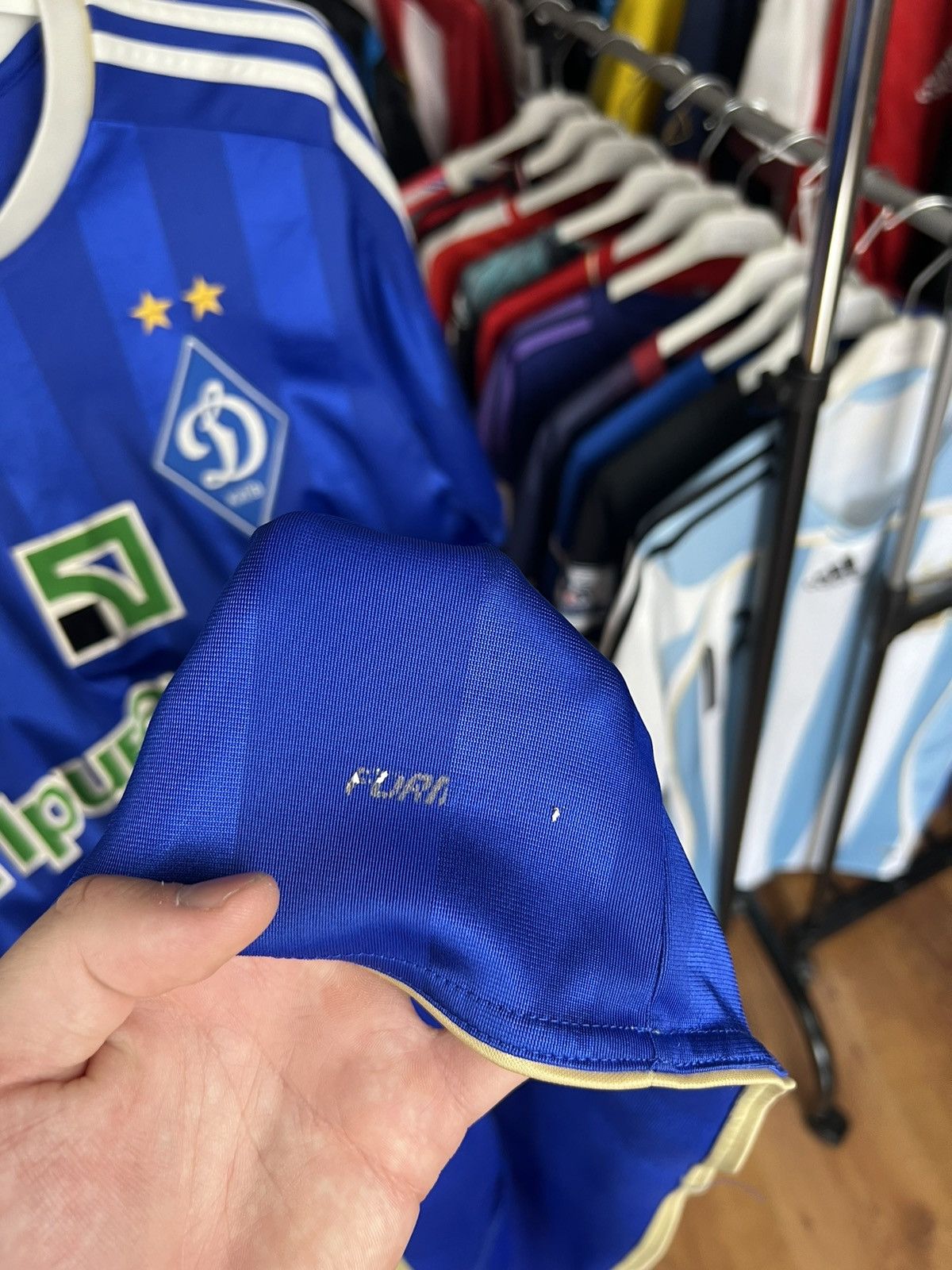Adidas Jersey Adidas Dynamo Kyiv 2011/12 Roman Eremenko #23 Size US M / EU 48-50 / 2 - 11 Thumbnail