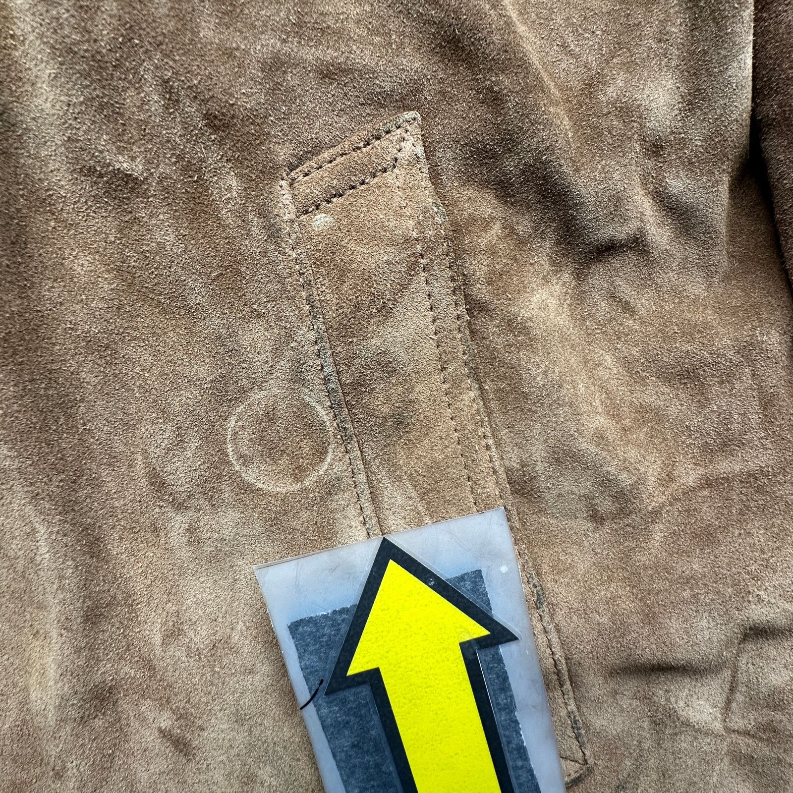 J.Crew Vintage J Crew Suede Leather Brown Button Mens Coat Large Size US L / EU 52-54 / 3 - 13 Thumbnail