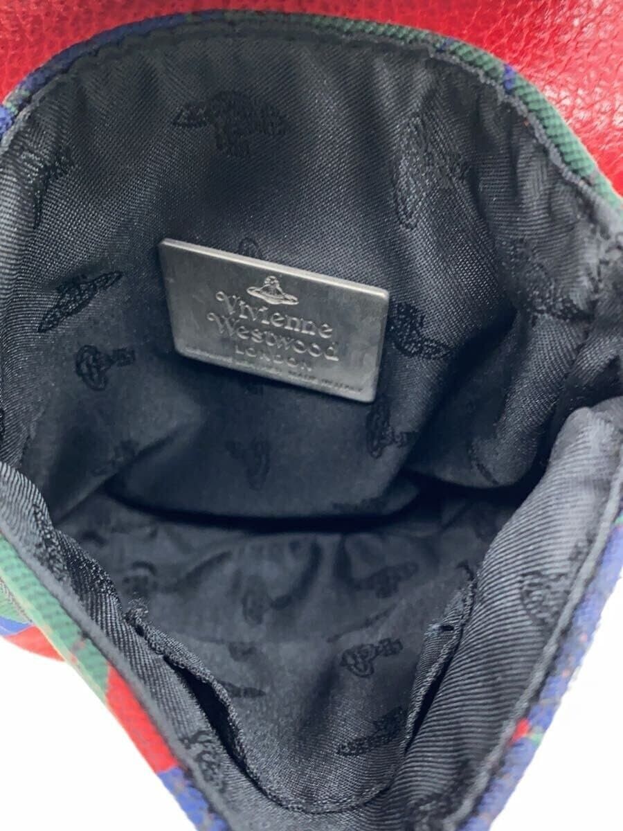 Vivienne Westwood Plaid Orb Leather Shoulder Bag Size ONE SIZE - 5 Thumbnail