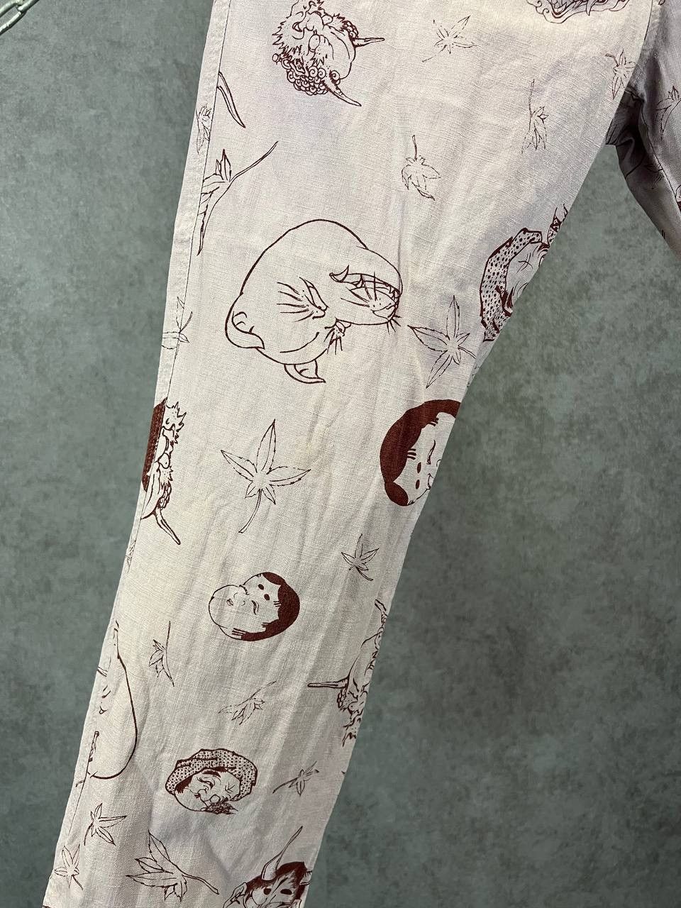 Japanese Brand × Vintage Japanese monogram pants Size US 32 / EU 48 - 4 Thumbnail