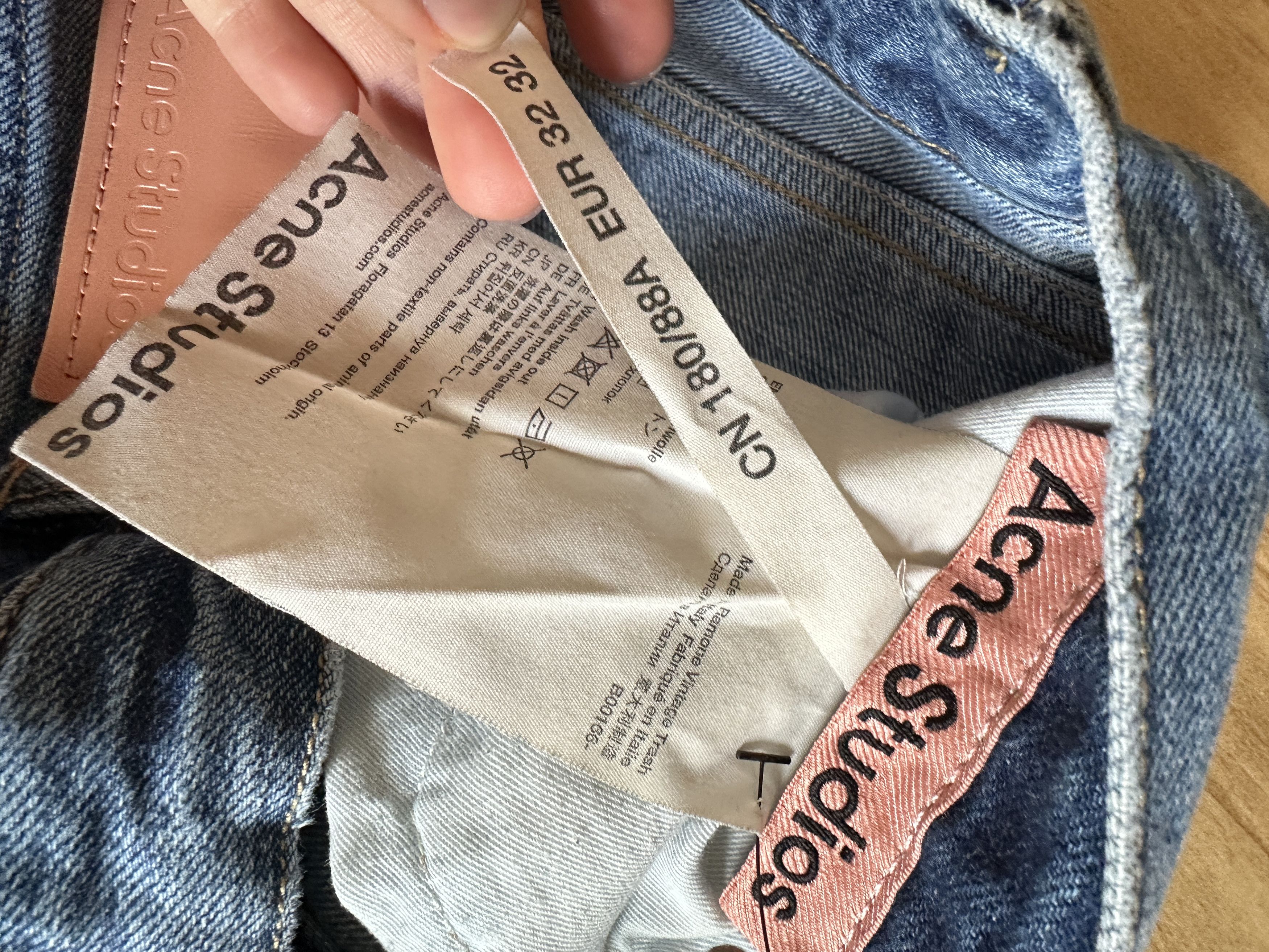 Acne Studios Acne Studios Straight Leg Ramone Jeans Size US 31 - 4 Thumbnail