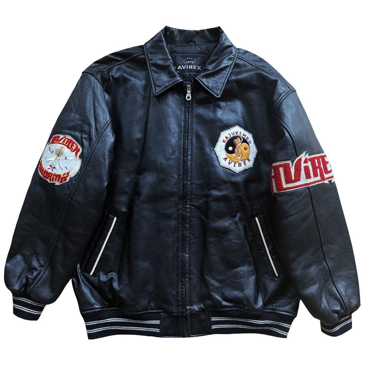 Avirex Avirex USA Wool & Leather Varsity Jacket Size US XXL / EU 58 / 5 - 2 Thumbnail
