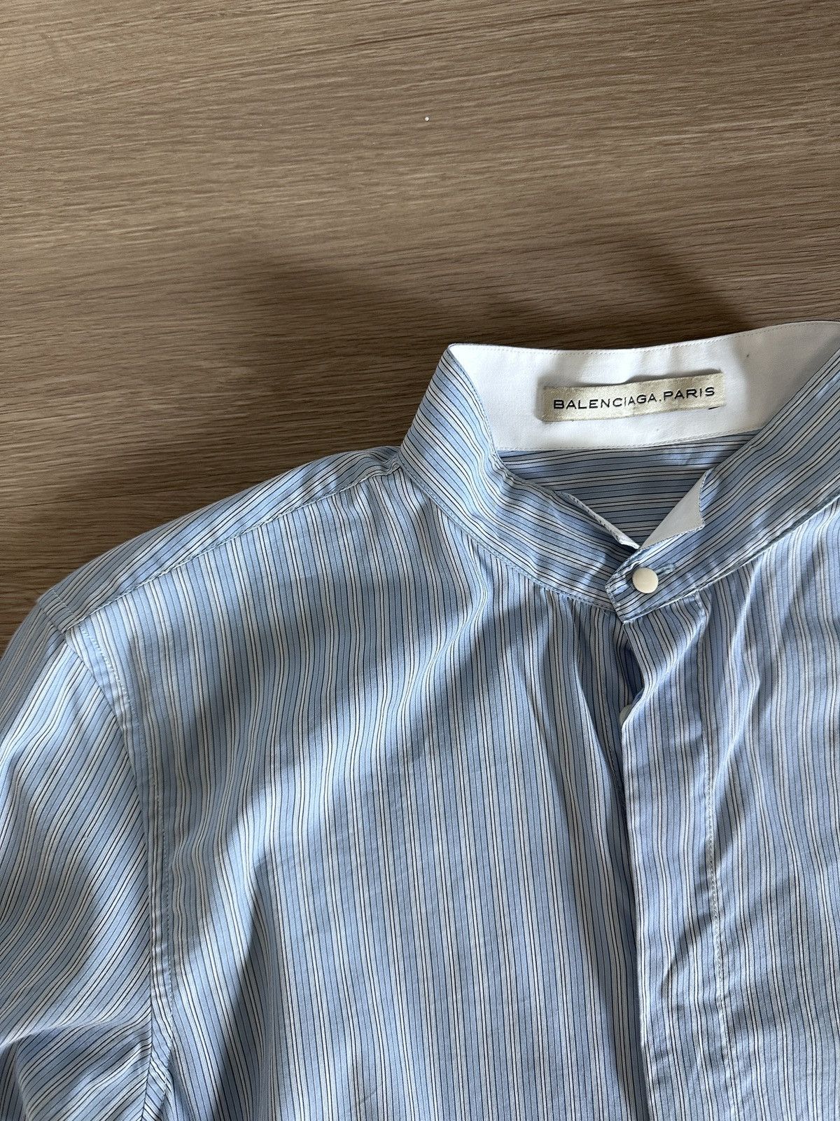 Balenciaga Vintage Balenciaga Wingtip Collar Shirt Size US M / EU 48-50 / 2 - 5 Thumbnail