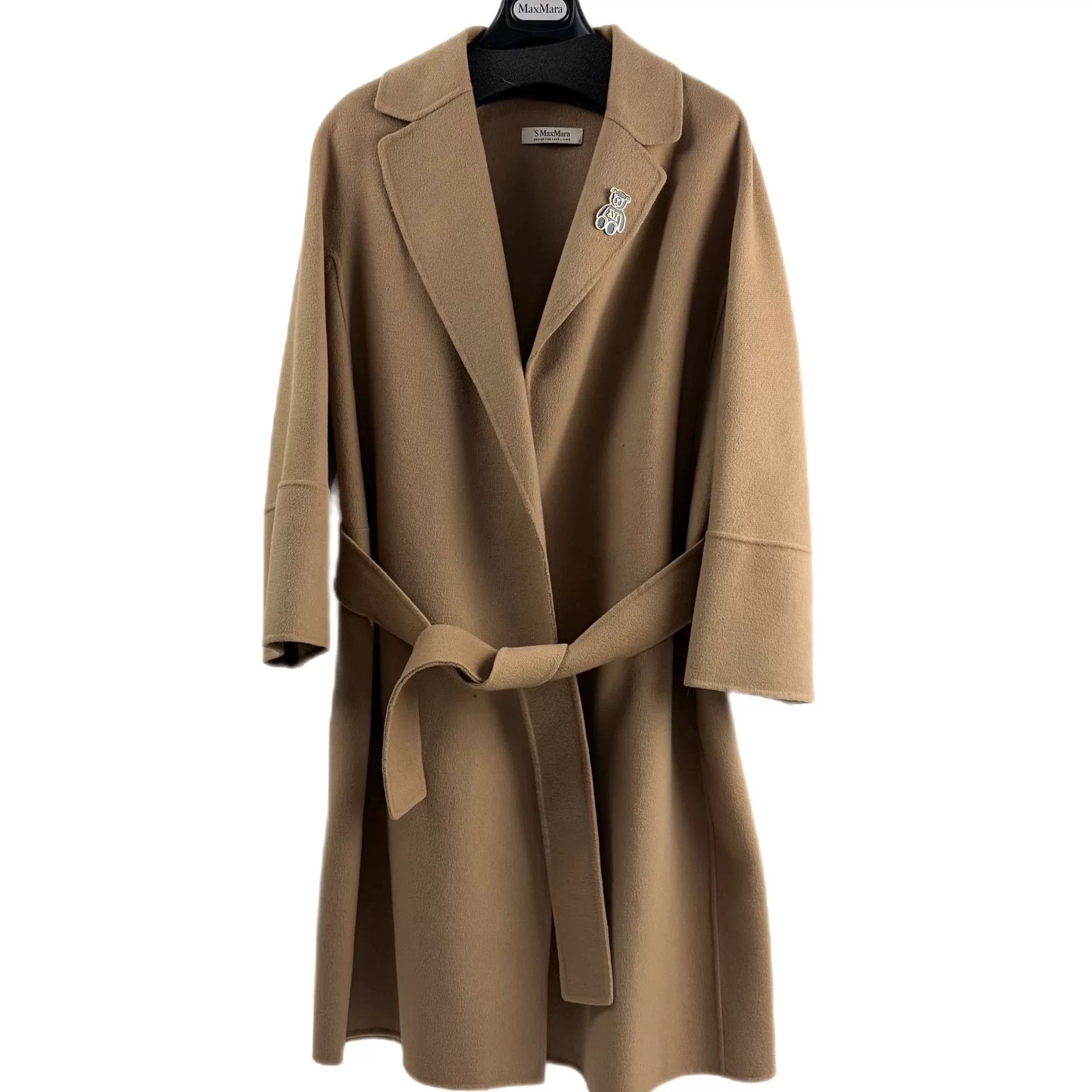 Max Mara maxmara classic long coat in beige Size US M / EU 48-50 / 2 - 1 Thumbnail