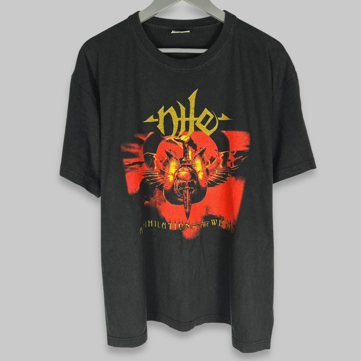 Band Tees Vintage 2006 Annihilation Of The Wicked Metal Fiend T Shirt Size US XL / EU 56 / 4 - 1 Thumbnail