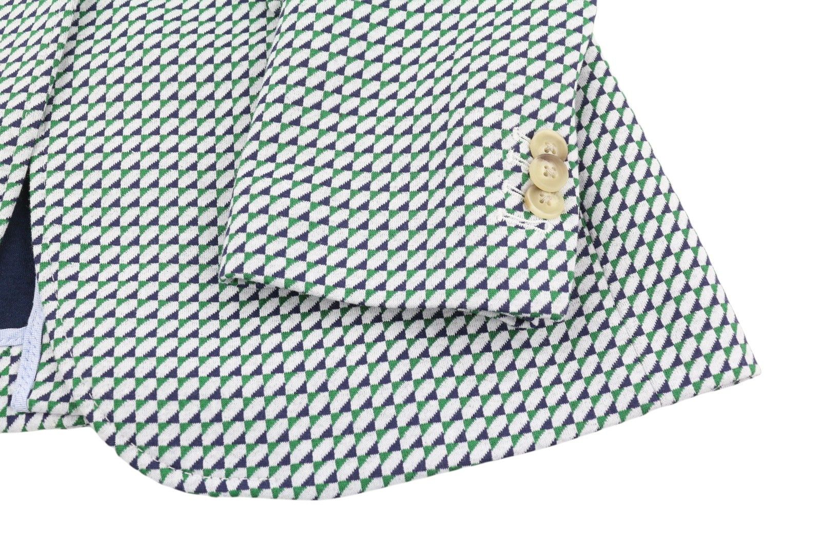 Gant GEO JERSEY EU34 Patterned Notch Lapel Button Blazer 85537 Size XS / US 0-2 / IT 36-38 - 6 Thumbnail