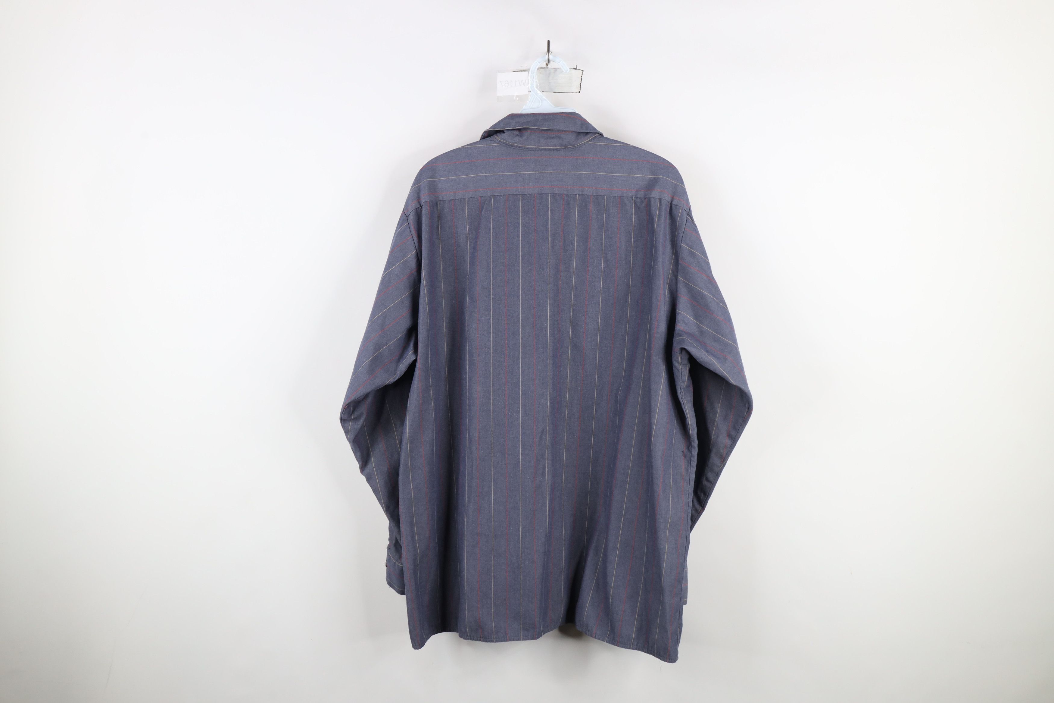 Vintage Vintage 90s Streetwear Workwear Mechanic Button Shirt Size US L / EU 52-54 / 3 - 13 Thumbnail