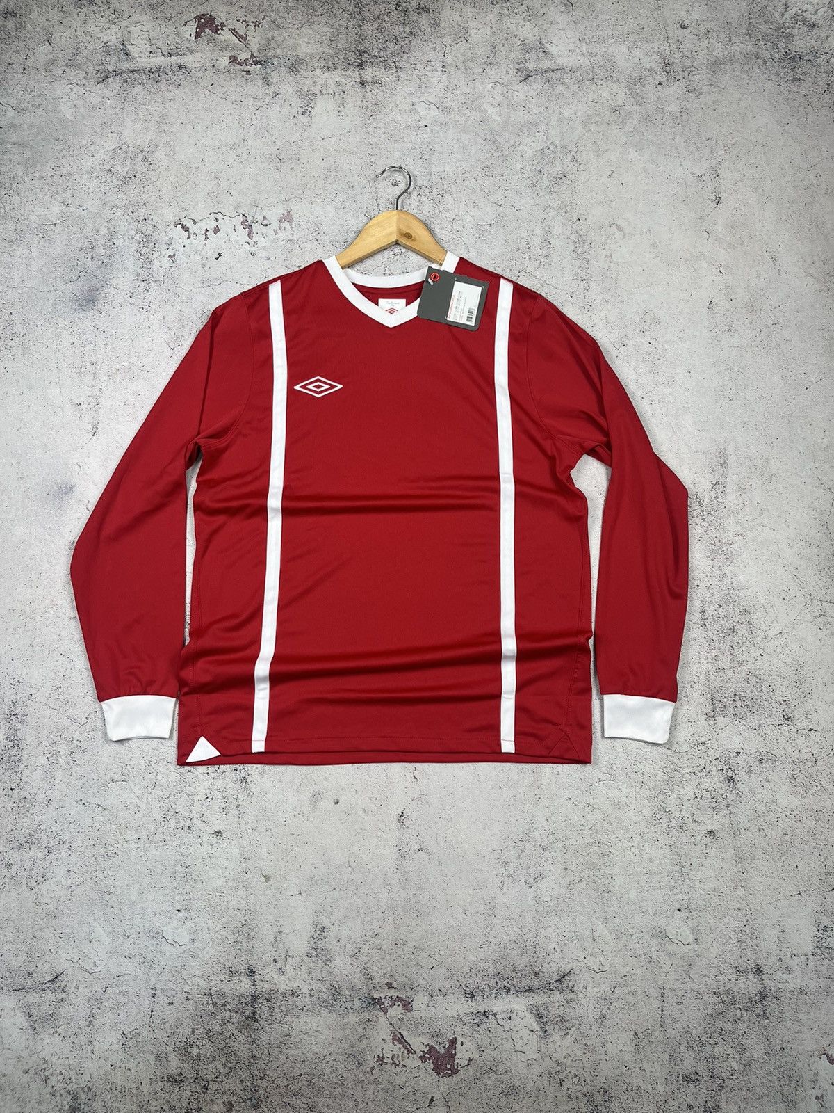 Umbro UMBRO VINTAGE LONG SLEEVE SOCCER JERSEY FOOTBALL SHIRT NEW Size US S / EU 44-46 / 1 - 1 Thumbnail